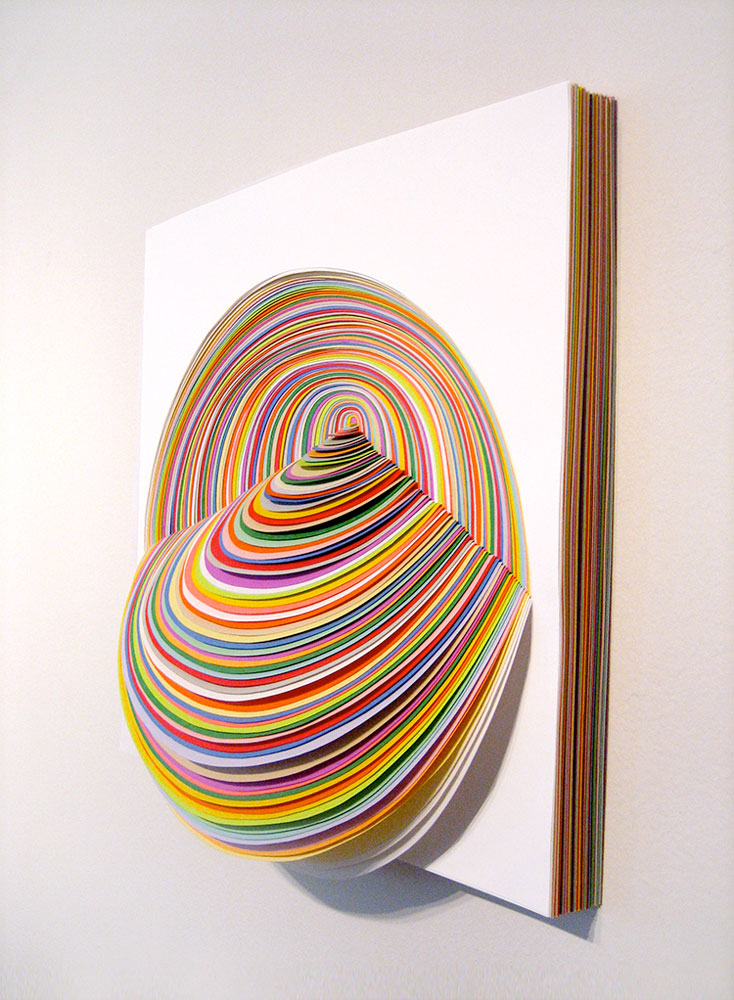  Circle, 2007, acid-free paper, 12 x 12 x 3 in. 