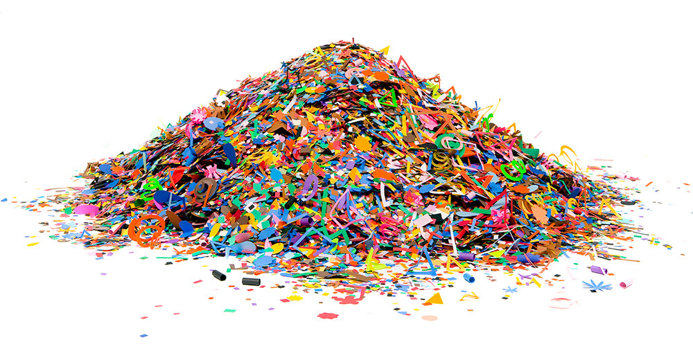  How to Become a Millionaire in 100 Days, 2007, 1 million pieces of hand-cut paper, size varies (average: 3ft x 3ft) 