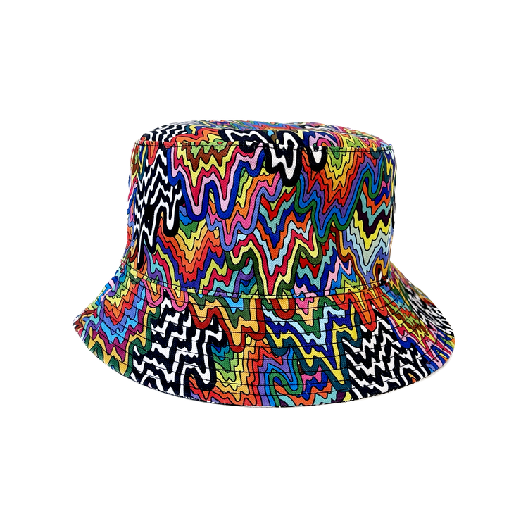 [BEENTRILL]★TAPING ART BUCKET HAT BEENTRILL Yellow Taping Hashtag Bucket Hat White – LAW DIVINE