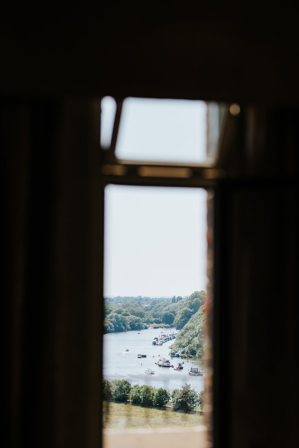  Beautiful view of Thames from Petersham Hotel in Richmond 