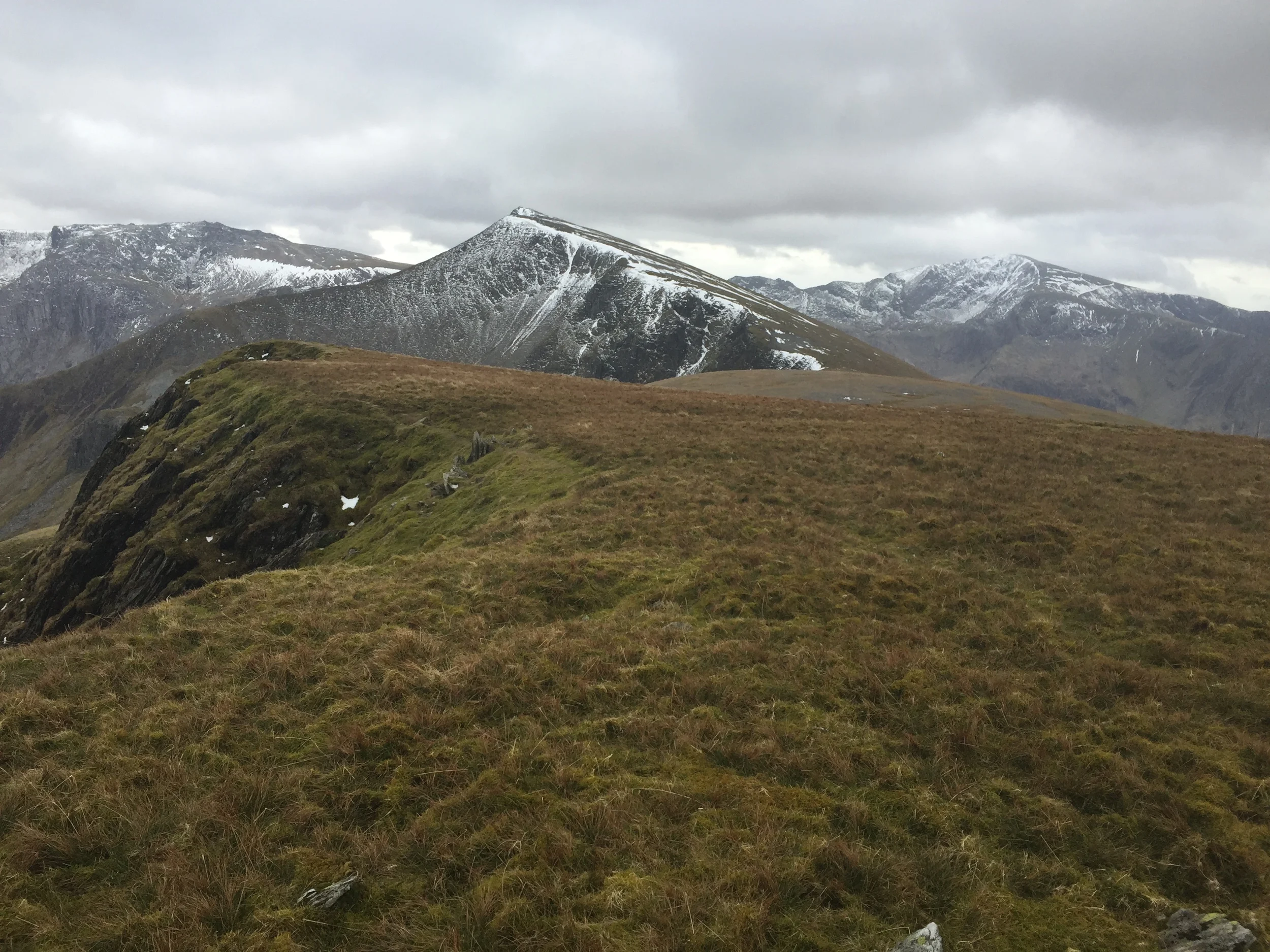 the summit of foel-goch