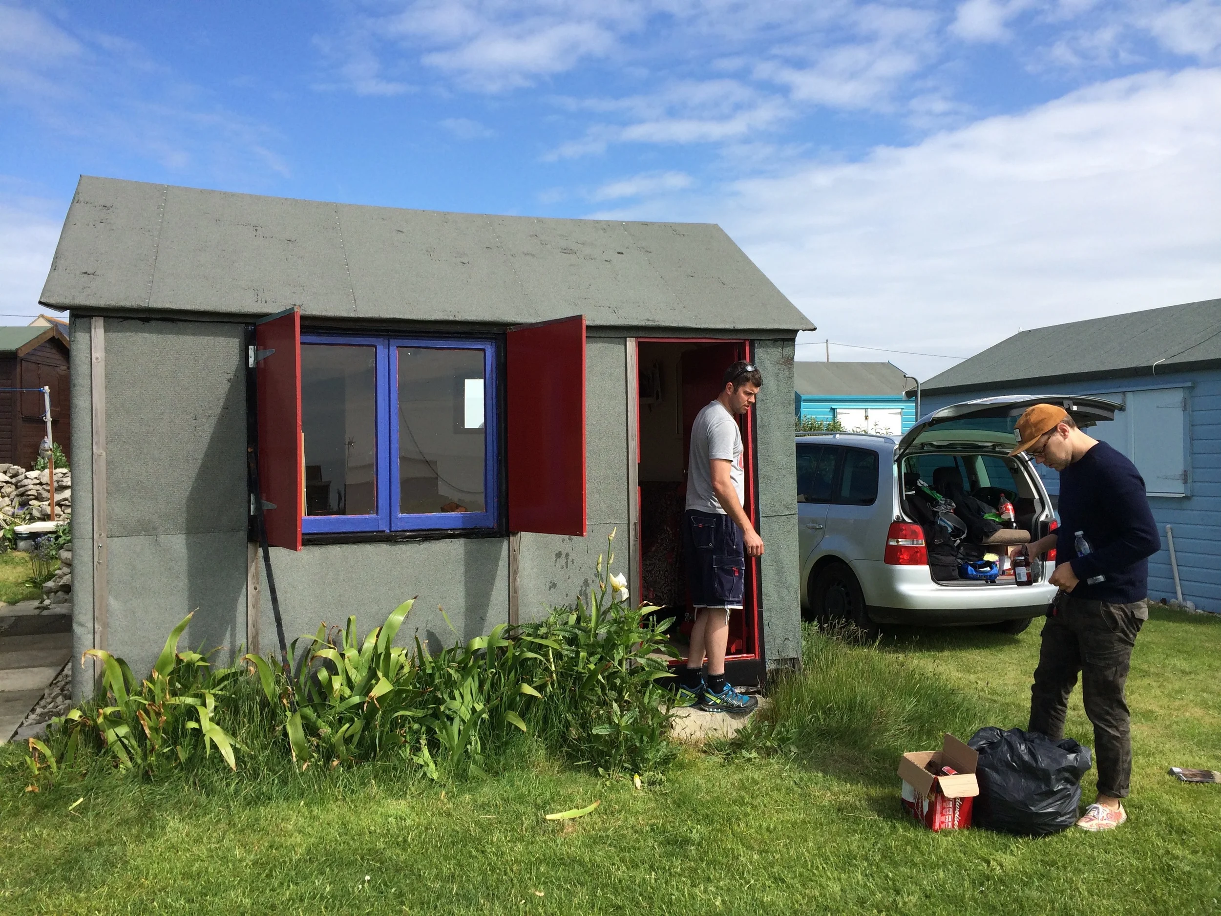 The hut we stayed in