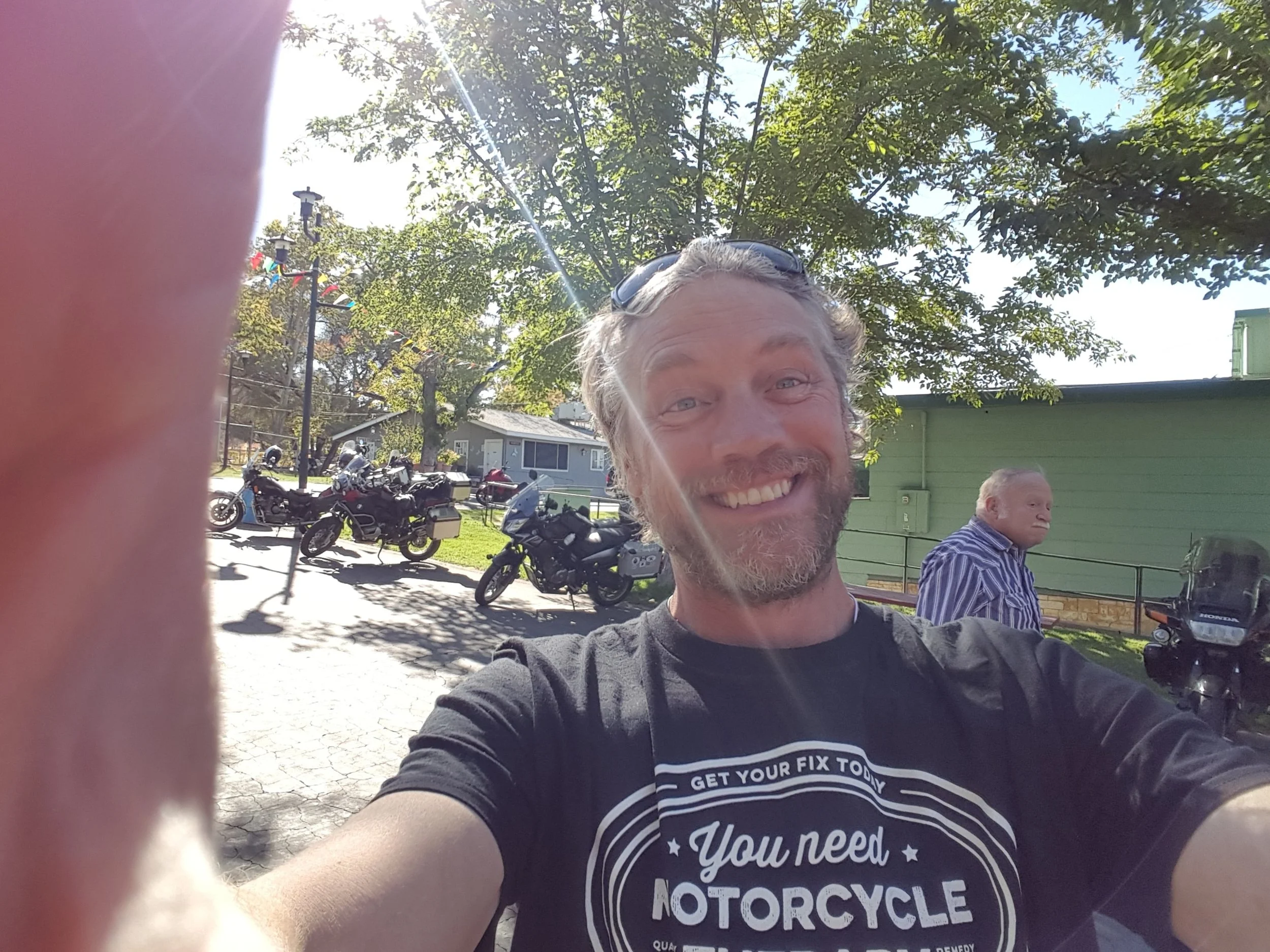 Jeremy in charge of the camera.