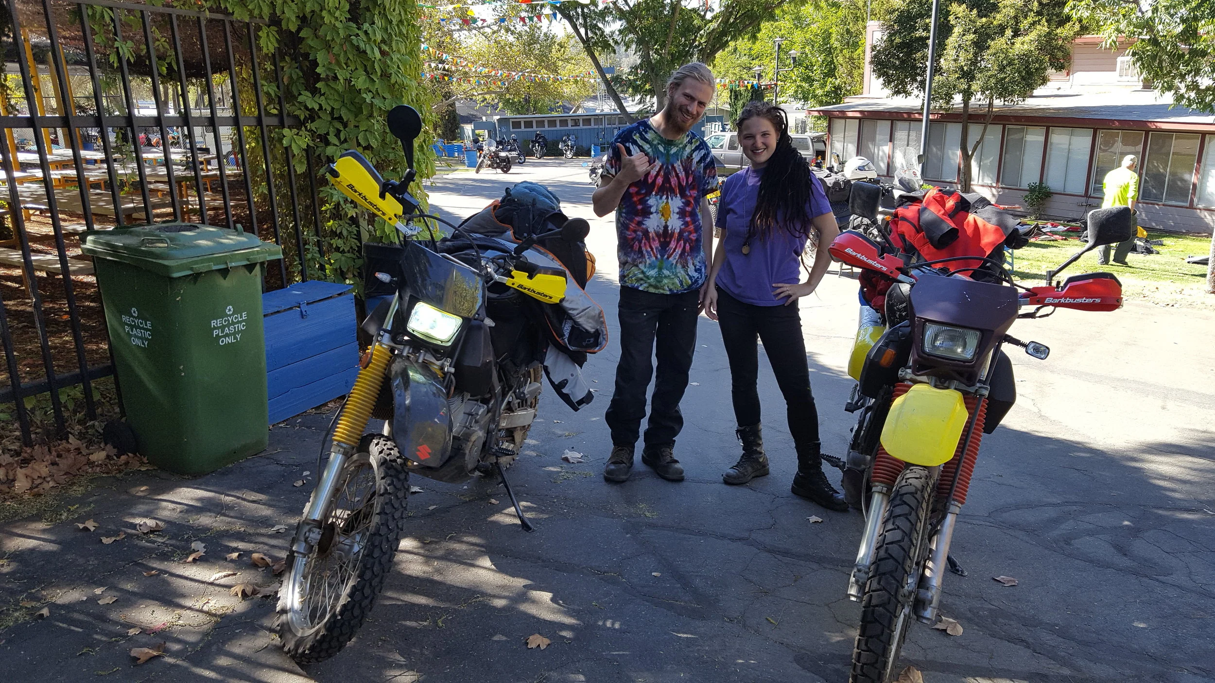 Alex and Chelsea. These guys set off soon on a five year epic journey around the world. Good luck guys and see you on the road somewhere .