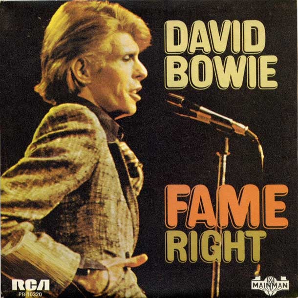 david bowie, fame/right, RCA RECORDS