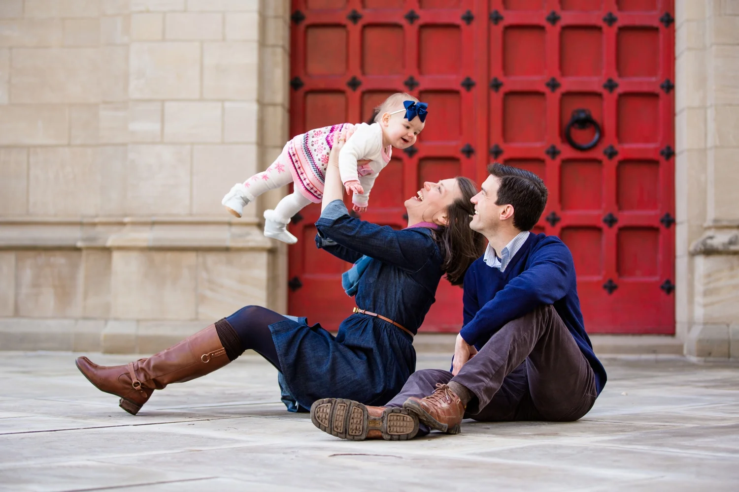 Murphy Family: Cathedral of Learning Family Photography (Pittsburgh)