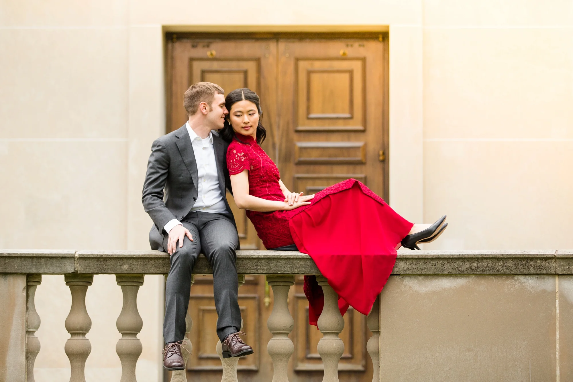 Lulu + Ricky: University of Pittsburgh (Oakland) Engagement Session