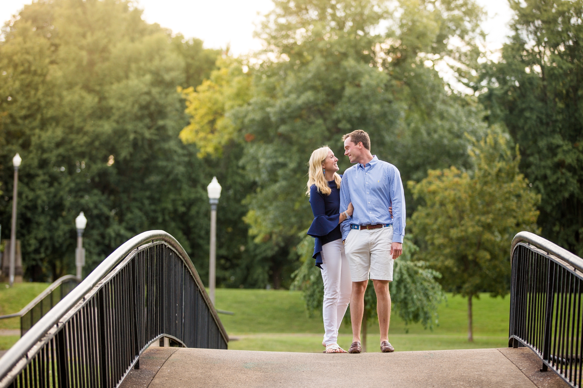 north shore engagement photos, north side engagement photos, allegheny commons park engagement photos, roberto clemente bridge engagement photos