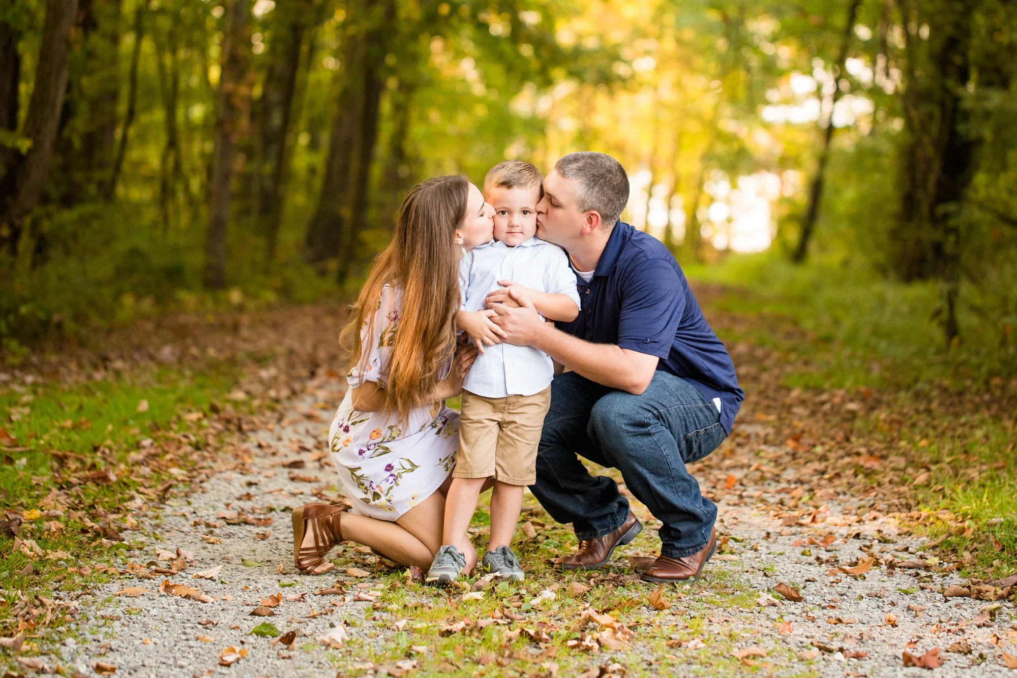 Lauren, Cody, & Jam: Moraine State Park Family Photos