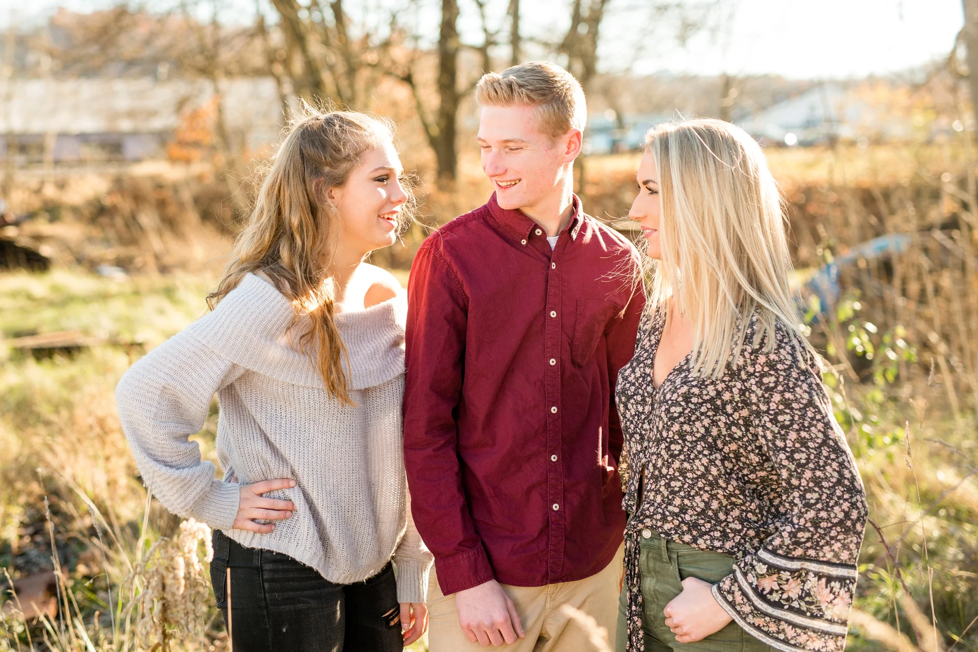 The Illingworth Triplets: Historic Harmony Senior Photos