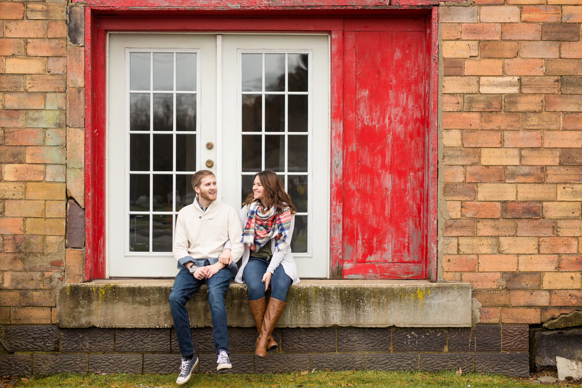 historic harmony engagement photos, cranberry township wedding photographer, pizza making engagement session, cooking engagement photos