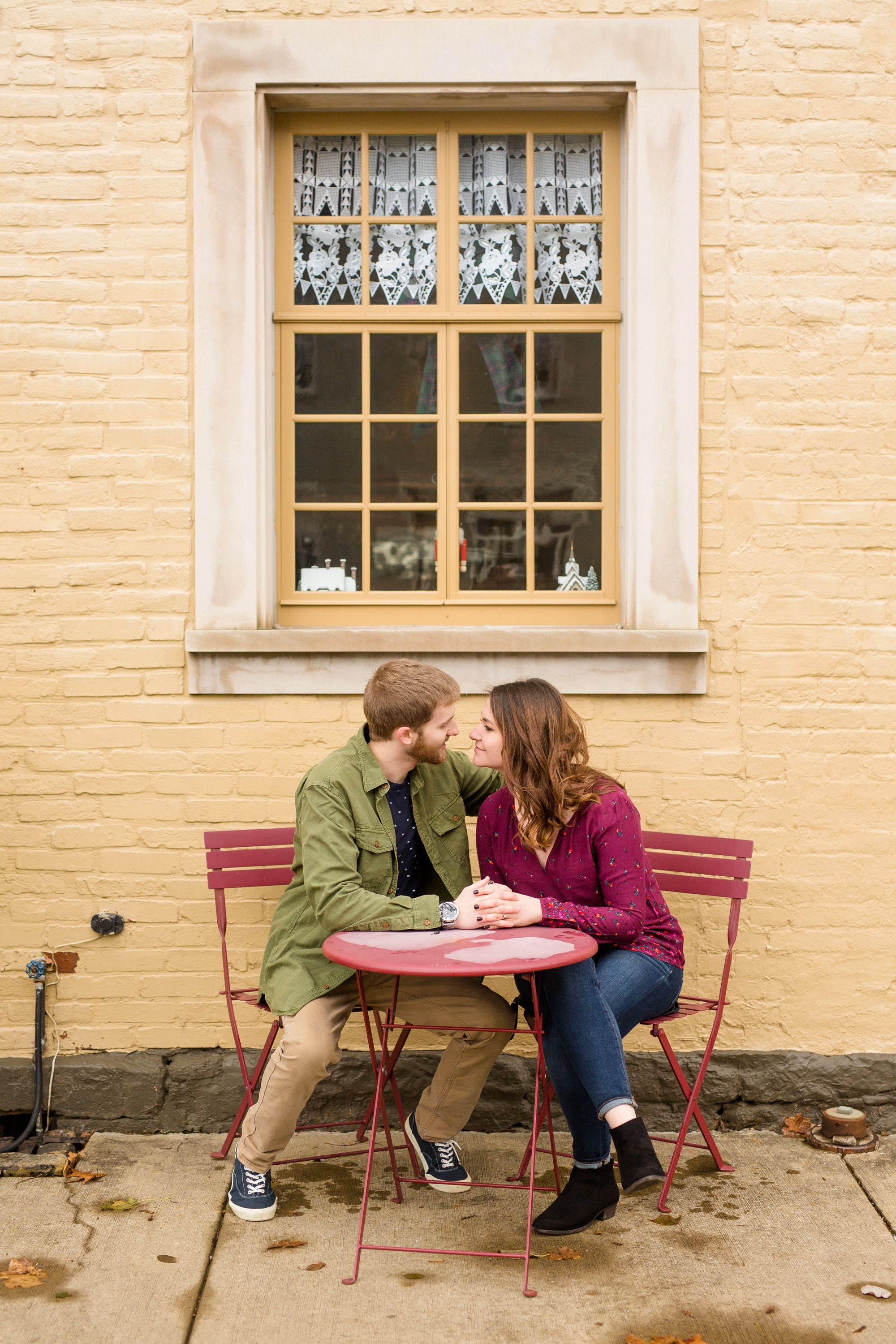 historic harmony engagement photos, cranberry township wedding photographer, pizza making engagement session, cooking engagement photos