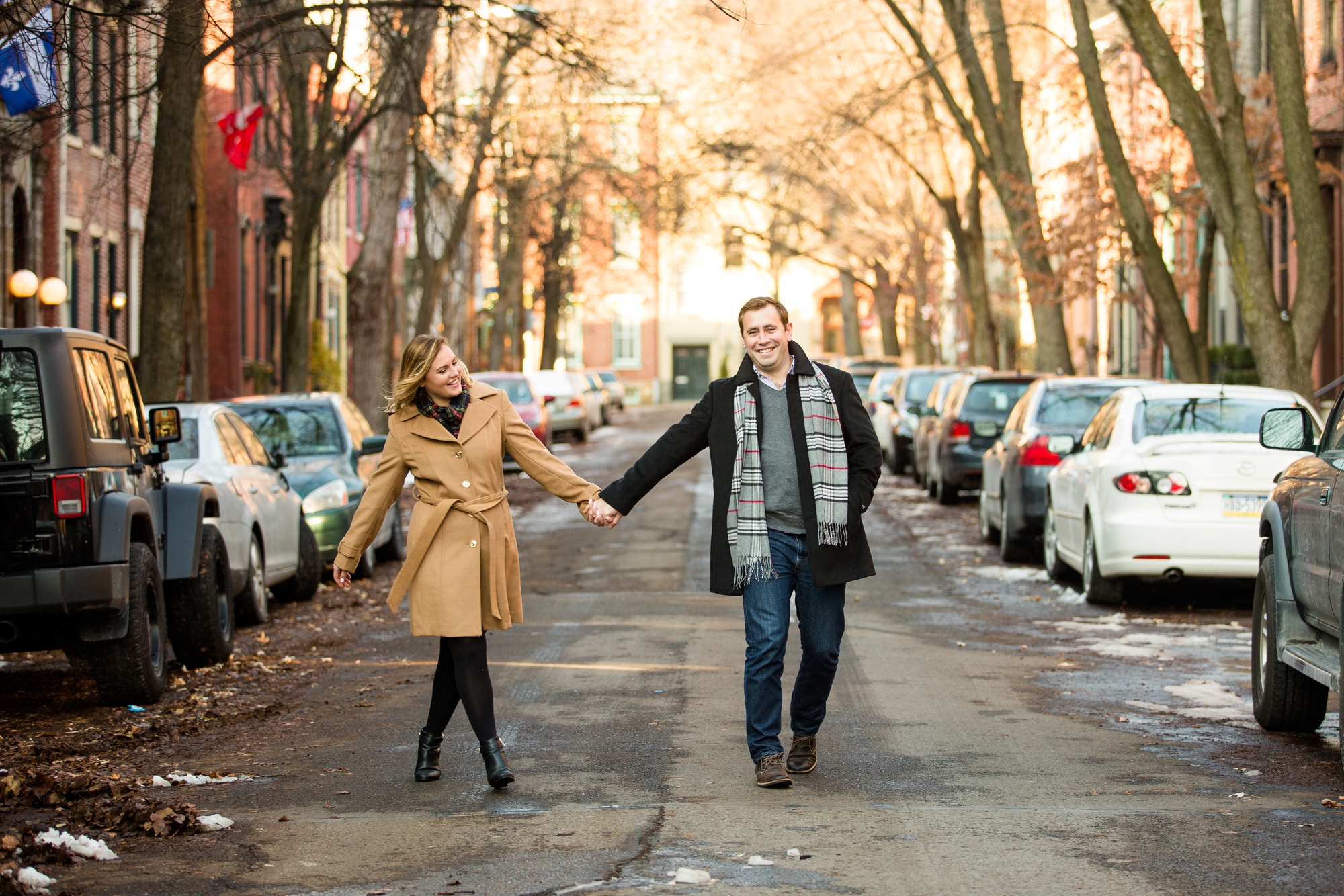 north shore engagement photos, allegheny commons park, mexican war street engagement photos, downtown pittsburgh engagement pictures