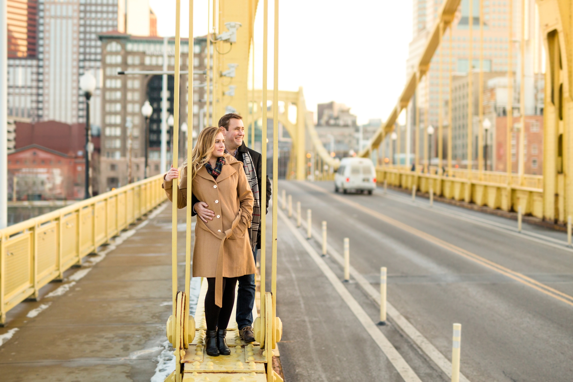 north shore engagement photos, allegheny commons park, mexican war street engagement photos, downtown pittsburgh engagement pictures