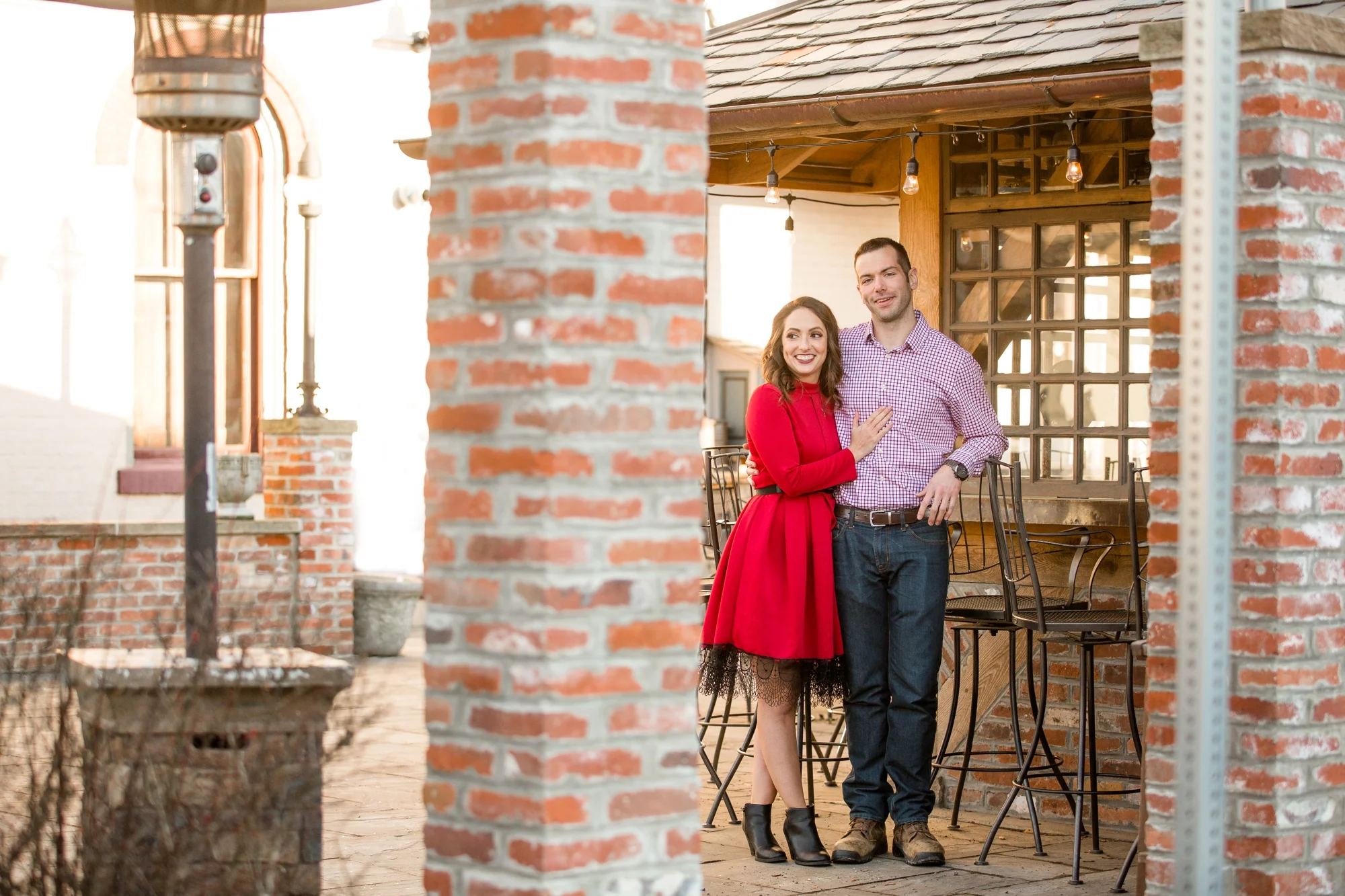 historic harmony engagement photos, harmony senior photos, harmony family photos, wunderbar coffee shop, wunderbar cafe, cranberry township wedding photographer