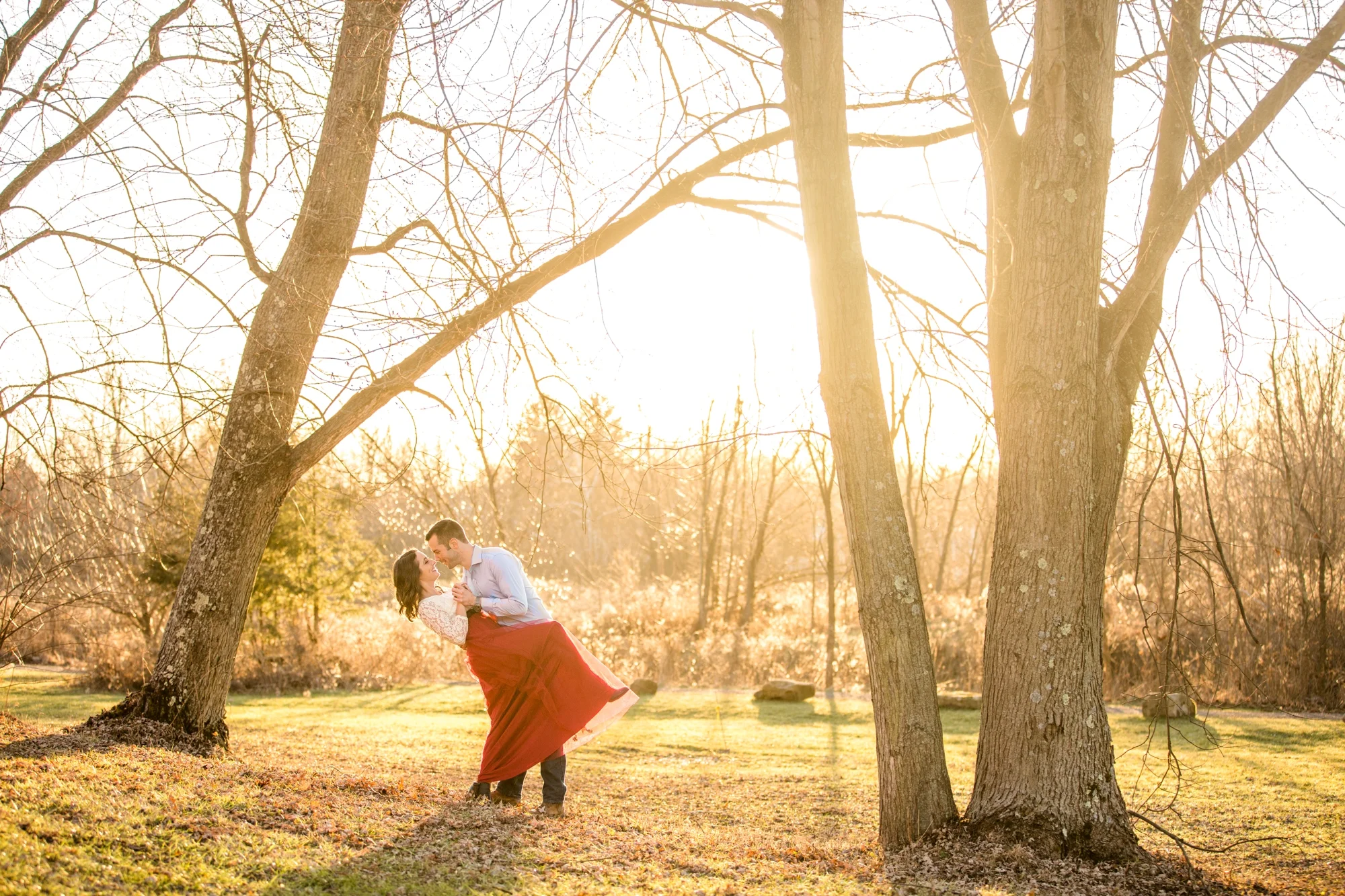 Victoria + Kevin: Historic Harmony Engagement Photos