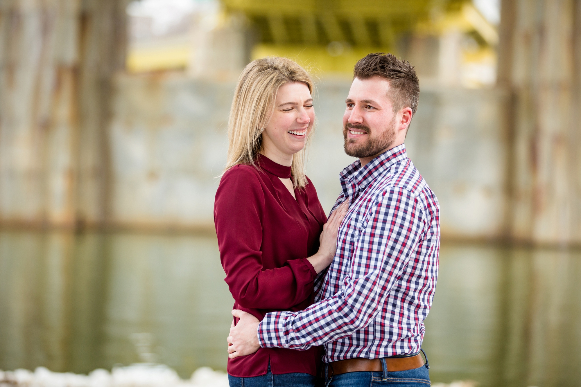 north shore engagement photos, pittsburgh wedding photographer, downtown pittsburgh engagement pictures