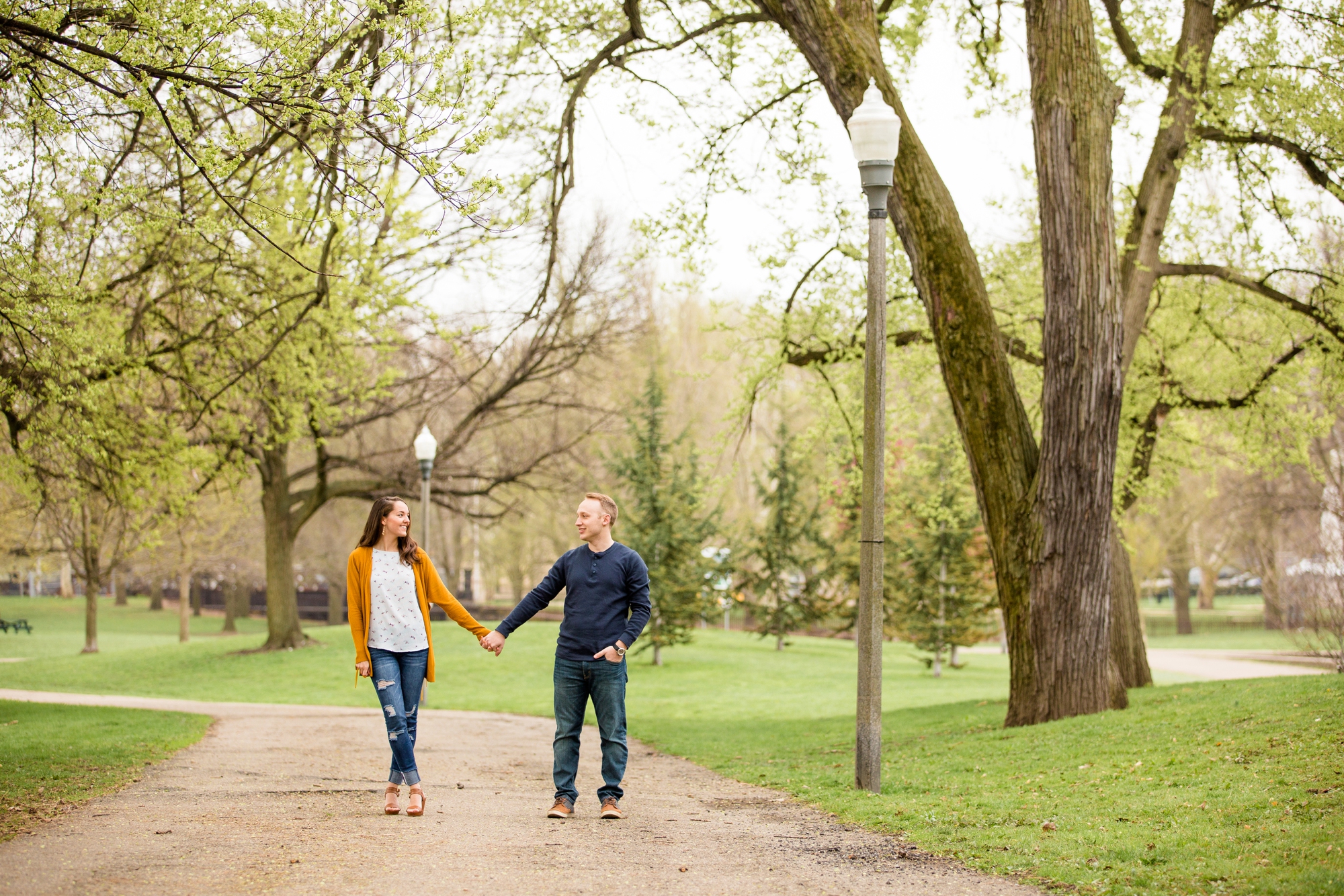 allegheny commons park engagement photos, north shore engagement photos, north side engagement photos, mexican war streets, spring pittsburgh engagement, pittsburgh wedding photos