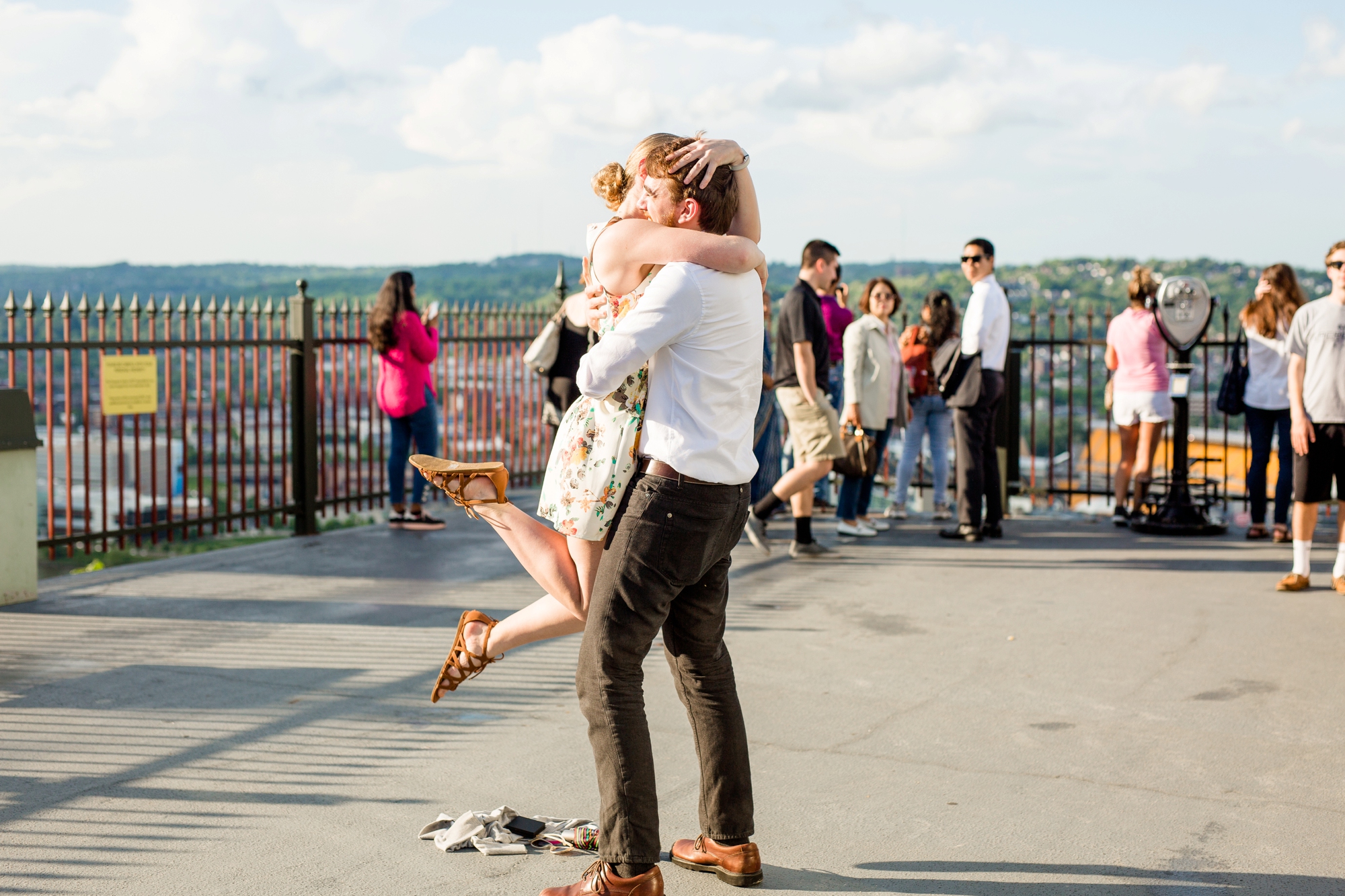 pittsburgh proposal photographer, mount washington proposal, duquesene incline, mt washington proposal, places to propose in pittsburgh, pittsburgh engagement photographer