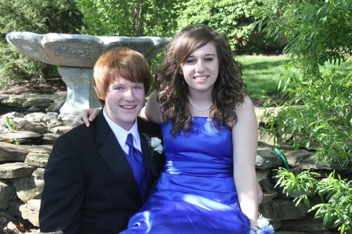 Tenth grade prom. Need I say more?! We went to SO many dances together, and boy, are some of those photos rough, so I’ll leave you with this one that’s not so bad! 😉