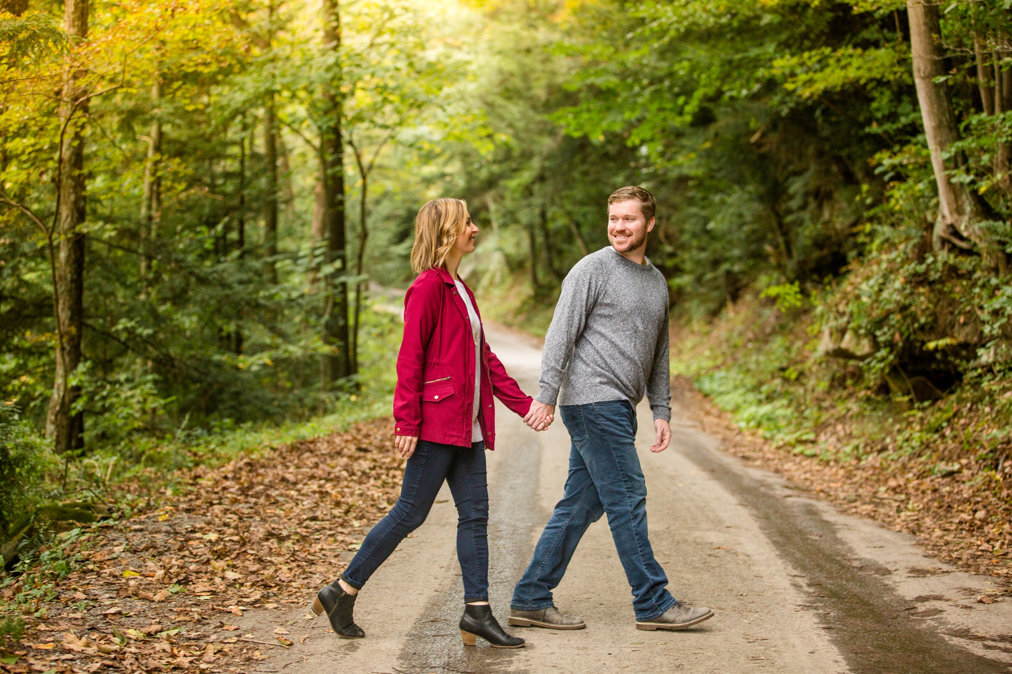 pittsburgh wedding photographer, pittsburgh engagement photos, best spot in pittsburgh for photo shoot, mcconnells mill engagement pictures, mcconnells mill photos