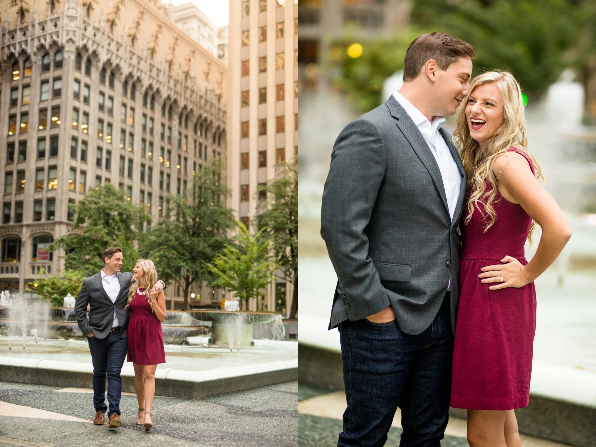 pittsburgh wedding photographer, pittsburgh engagement photos, best spot in pittsburgh for photo shoot, north shore engagement pictures, downtown pittsburgh engagement photos
