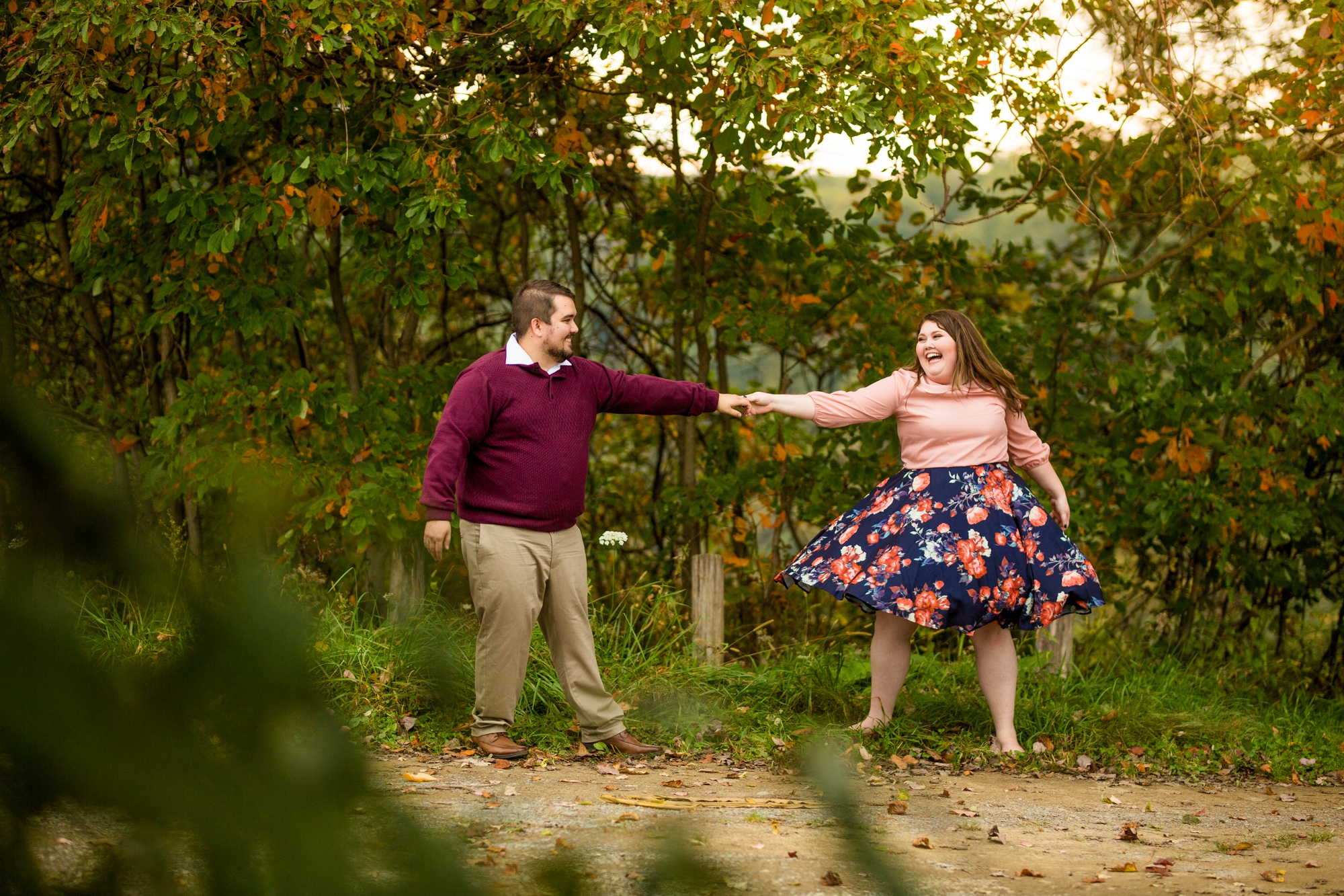 pittsburgh wedding photographer, pittsburgh engagement photos, best spot in pittsburgh for photo shoot, highland park engagement pictures, mcconnells mill pittsburgh engagement photos