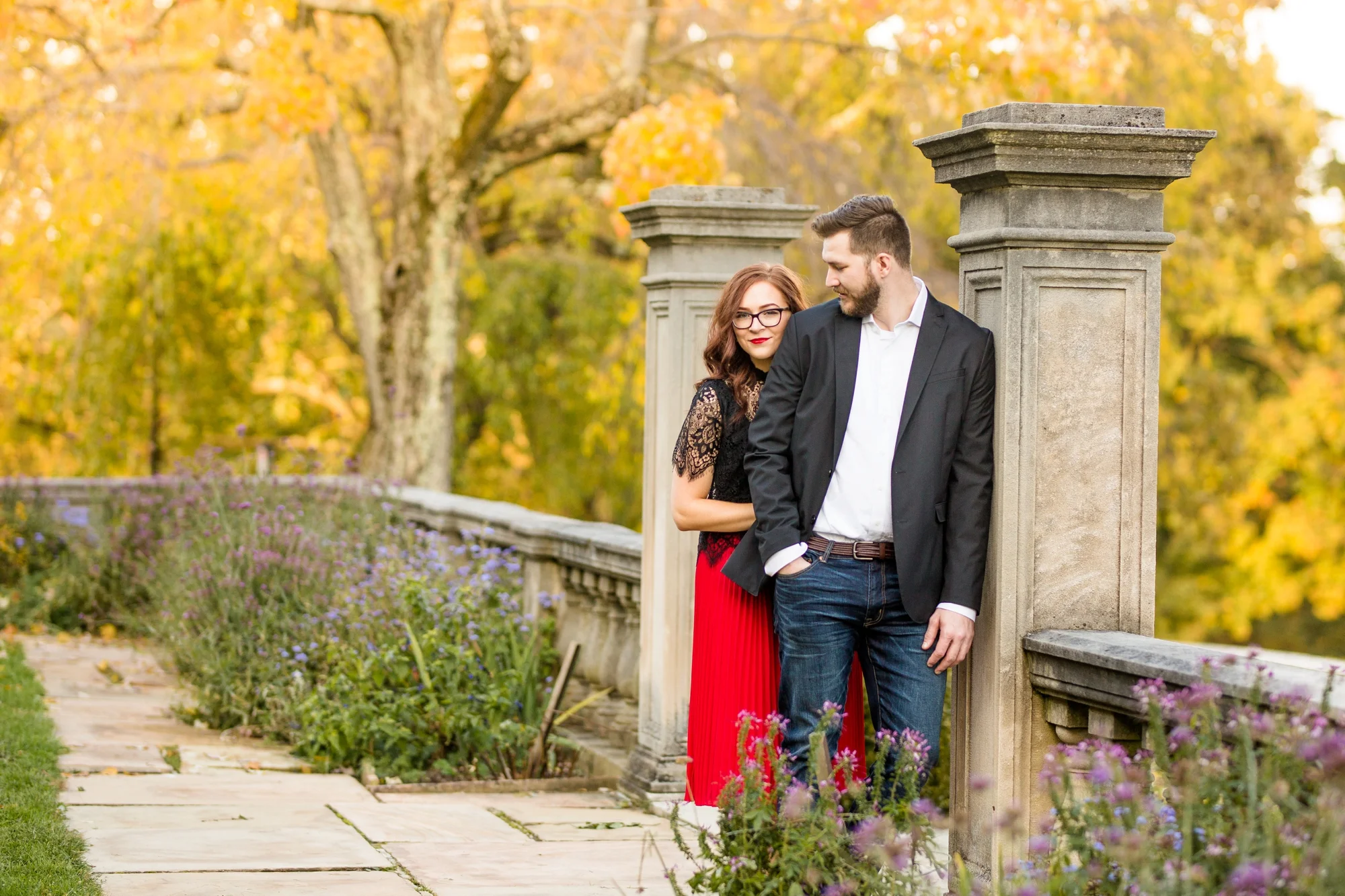 Valerie + Matt: Hartwood Acres Engagement Photos