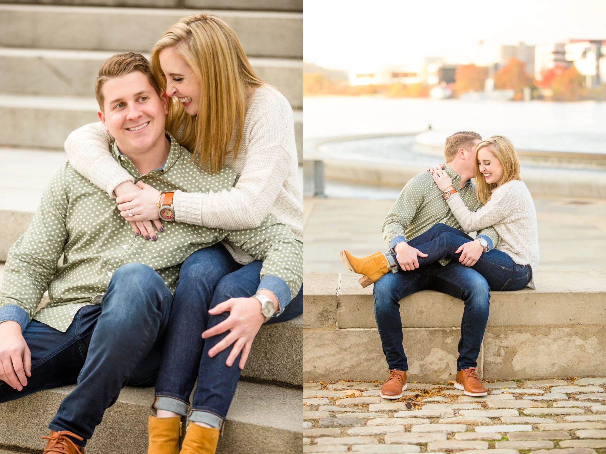 pittsburgh wedding photographer, pittsburgh engagement photos, best spot in pittsburgh for photo shoot, highland park engagement pictures, point state park engagement photos