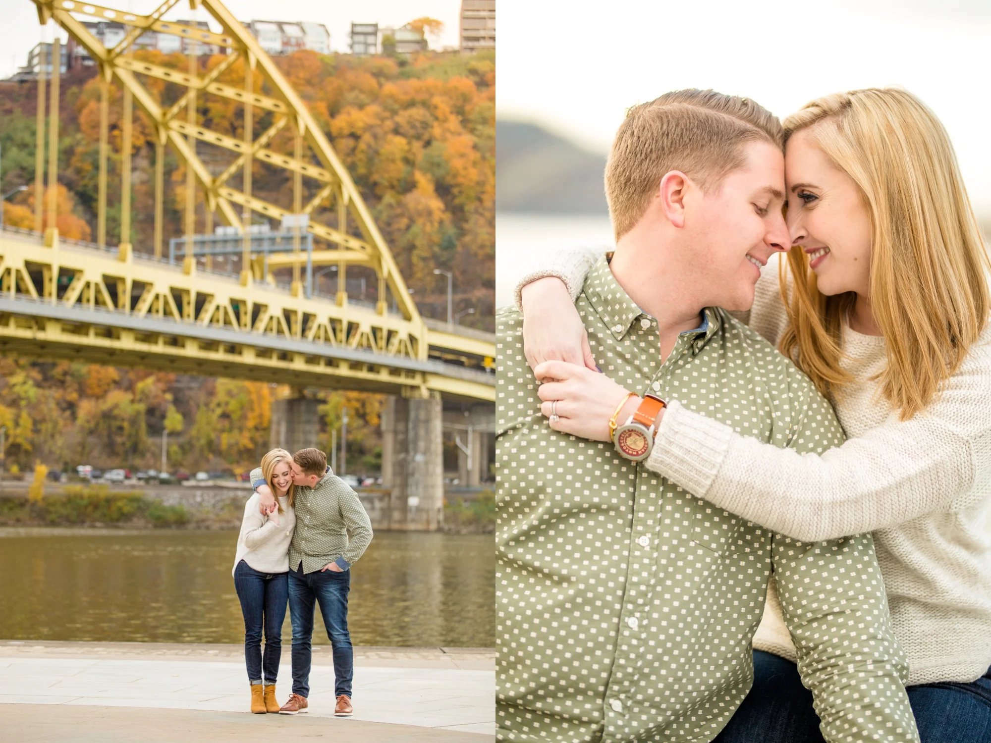 pittsburgh wedding photographer, pittsburgh engagement photos, best spot in pittsburgh for photo shoot, highland park engagement pictures, point state park engagement photos