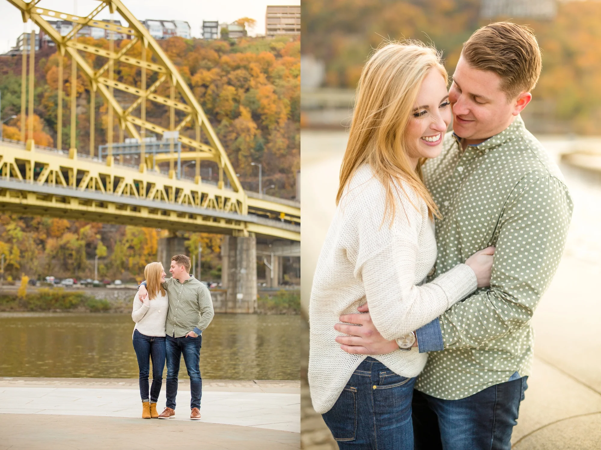 pittsburgh wedding photographer, pittsburgh engagement photos, best spot in pittsburgh for photo shoot, highland park engagement pictures, point state park engagement photos