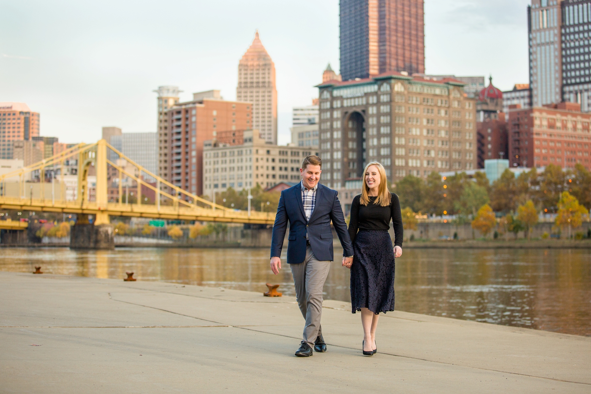 pittsburgh wedding photographer, pittsburgh engagement photos, best spot in pittsburgh for photo shoot, highland park engagement pictures, point state park engagement photos