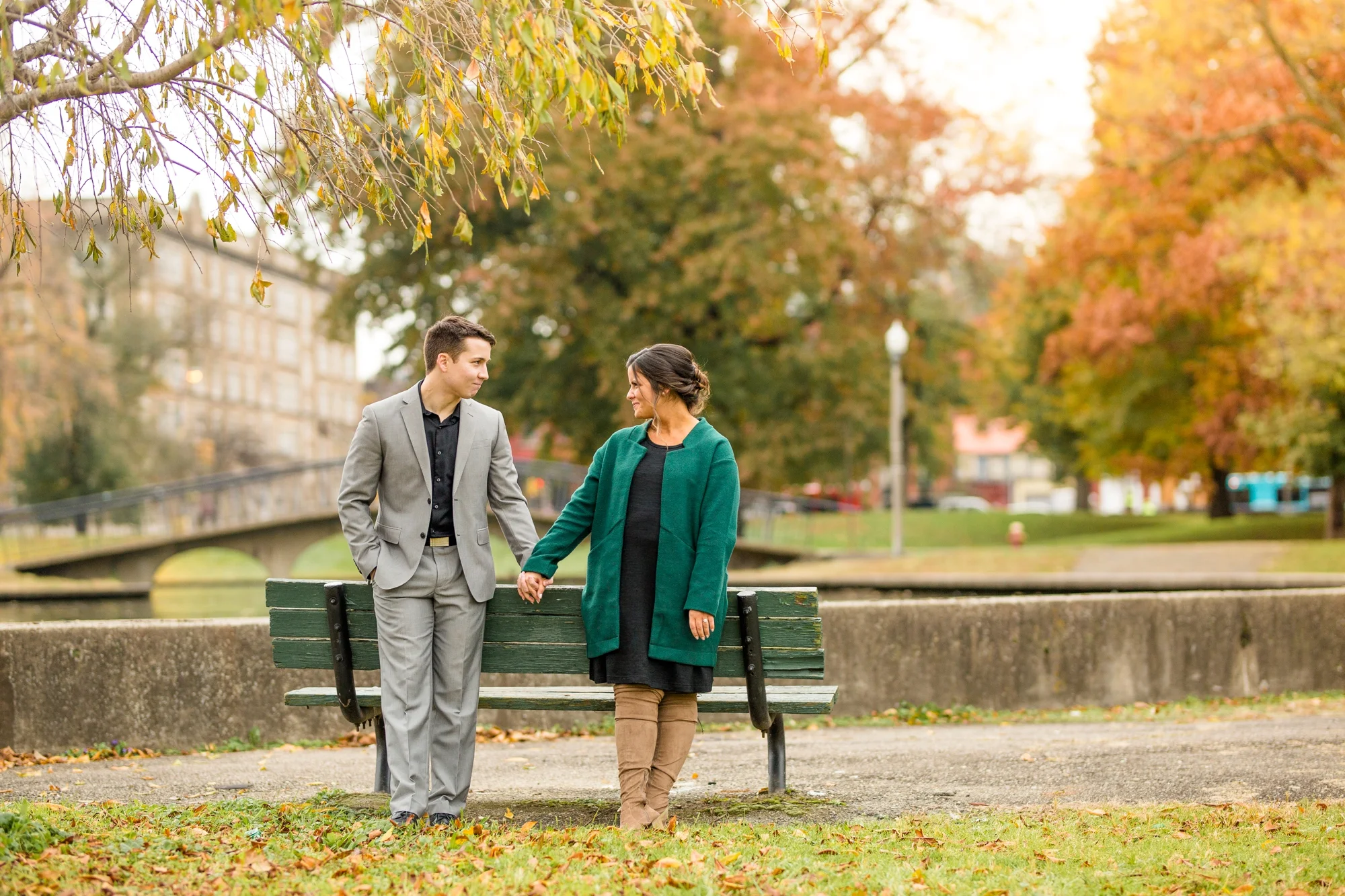 pittsburgh wedding photographer, pittsburgh engagement photos, best spot in pittsburgh for photo shoot, highland park engagement pictures, allegheny commons park engagement photos, mexican war street