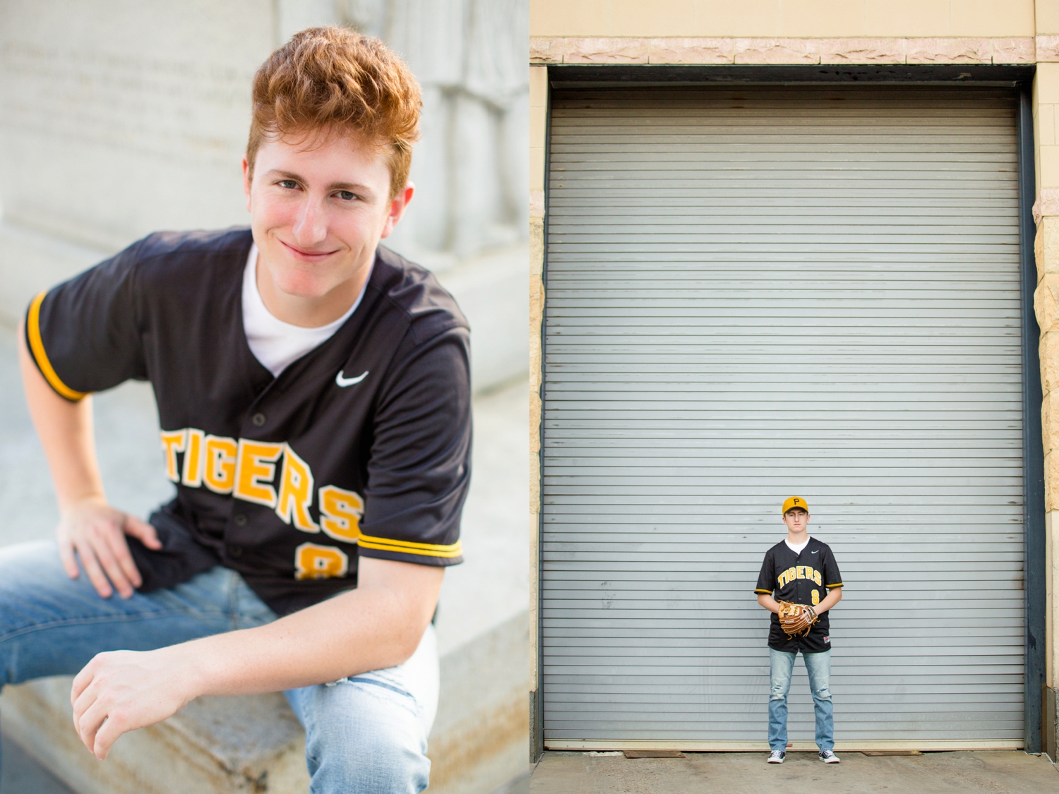 baseball senior photo ideas, pittsburgh senior photographer, locations for photoshoot pittsburgh, north shore senior photos