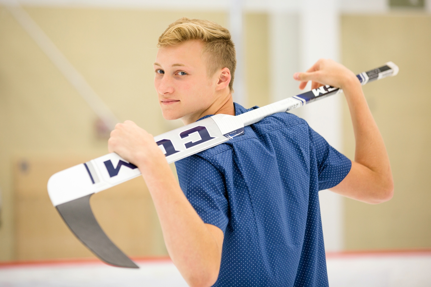 pittsburgh senior photographer, cranberry township senior photographer, lemieux center, hockey senior photos