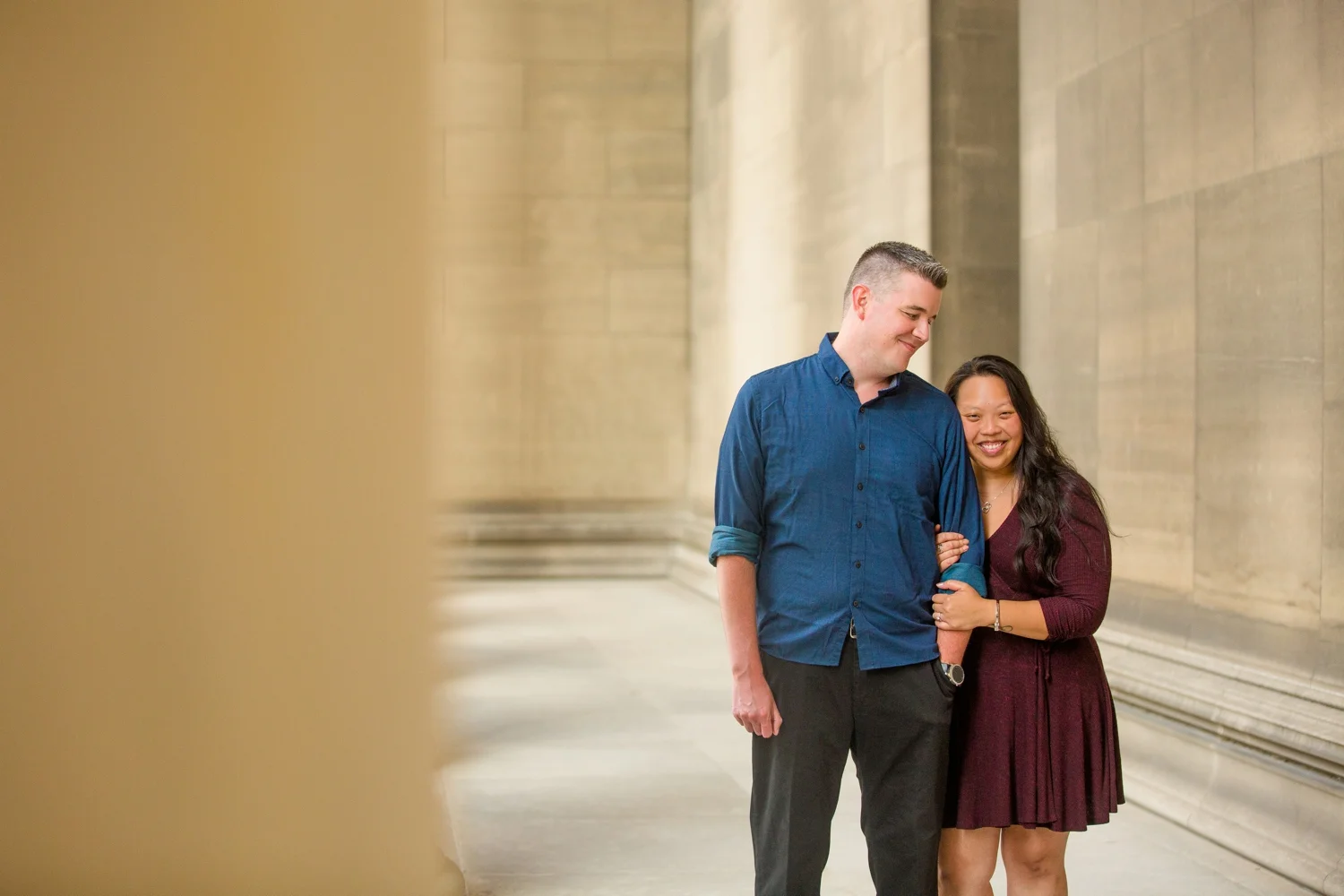 pittsburgh wedding photographer, mellon institute columns wedding photos, mellon park engagement photos, places in pittsburgh for wedding photos