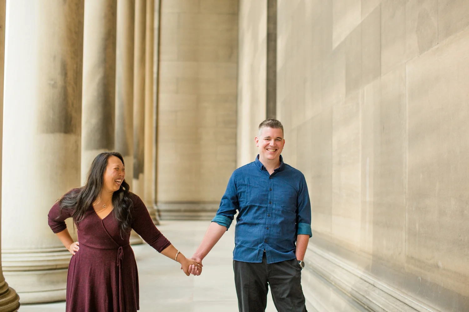 pittsburgh wedding photographer, mellon institute columns wedding photos, mellon park engagement photos, places in pittsburgh for wedding photos