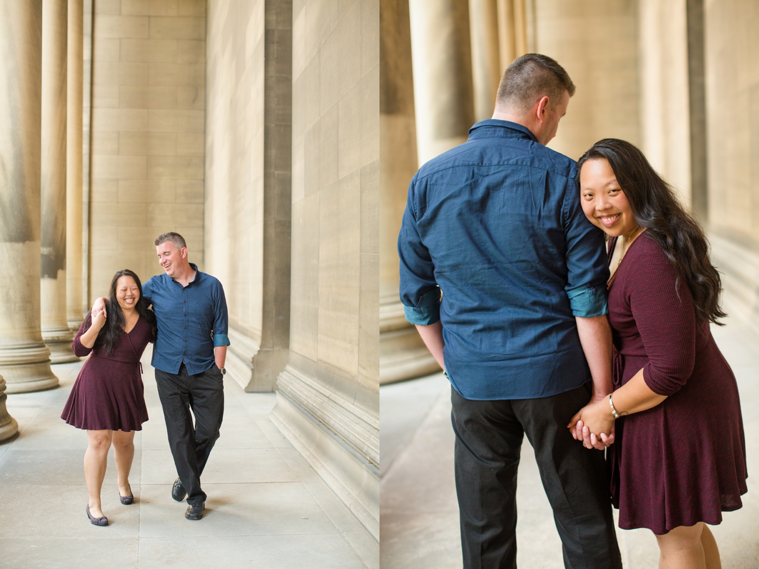 pittsburgh wedding photographer, mellon institute columns wedding photos, mellon park engagement photos, places in pittsburgh for wedding photos