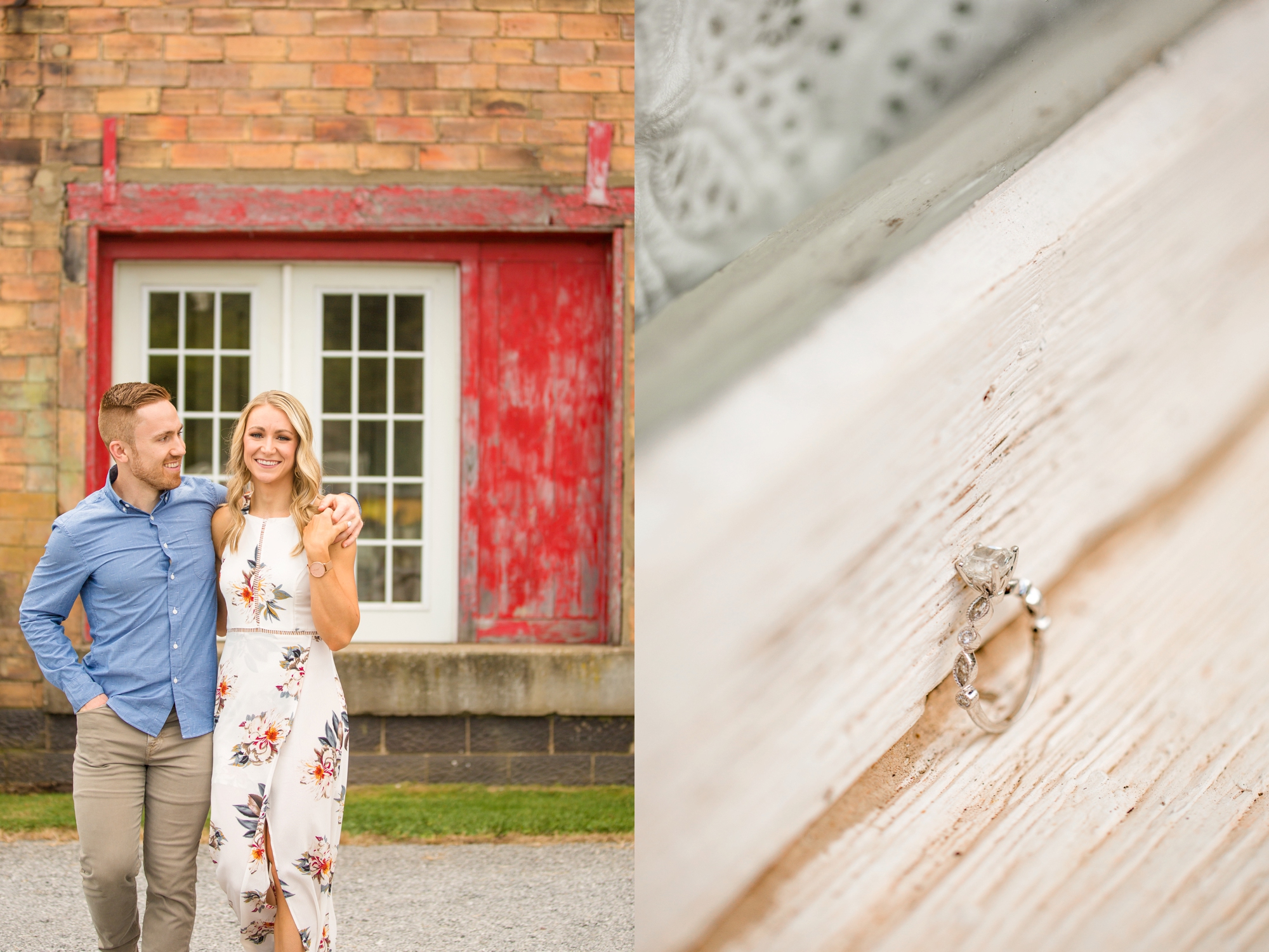 pittsburgh engagement photographer, pittsburgh wedding photographer, soergels orchard engagement photos, fall engagement session ideas, historic harmony engagement photos