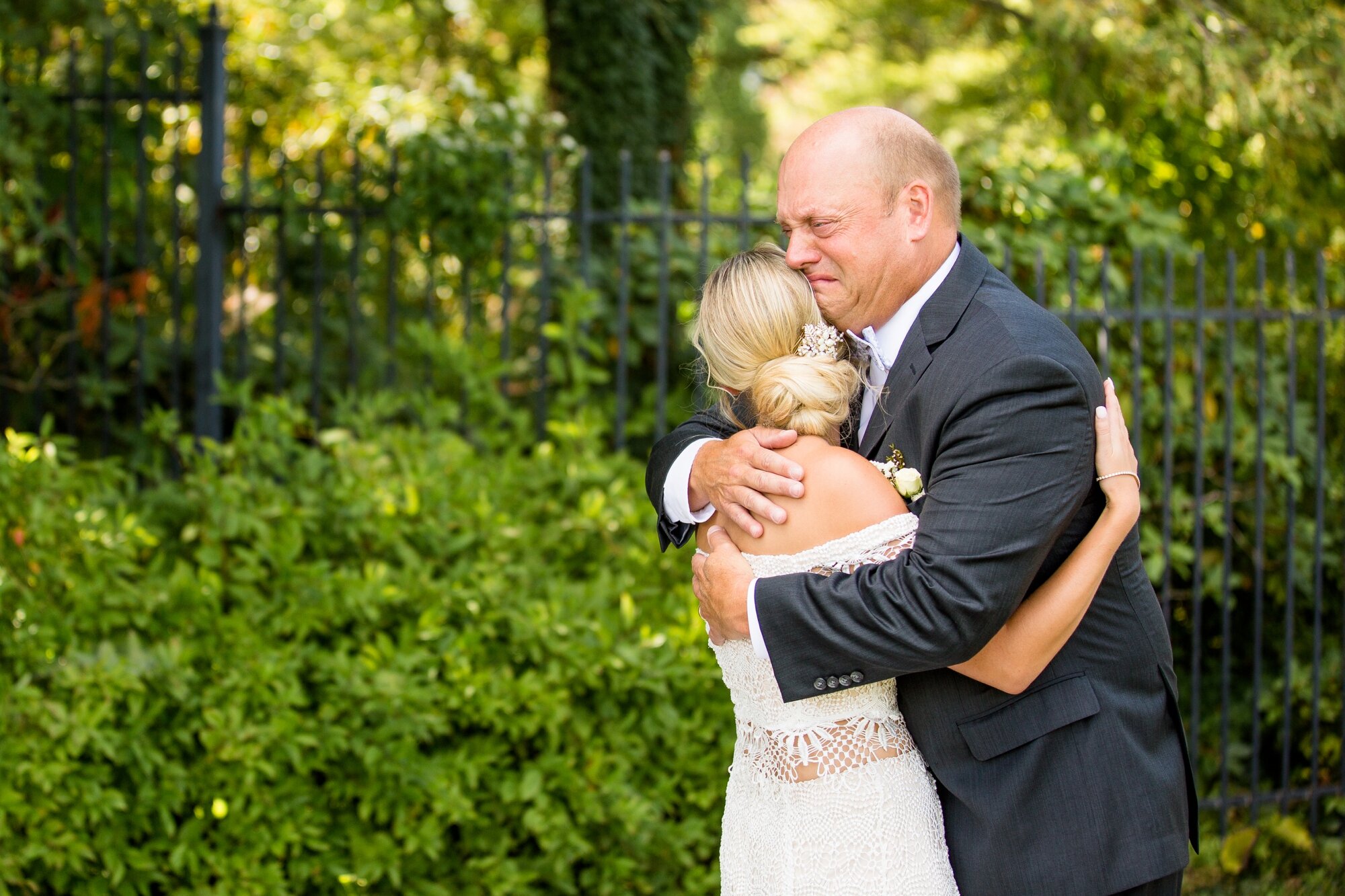  The sweetest father daughter first look, ever. I cried. 