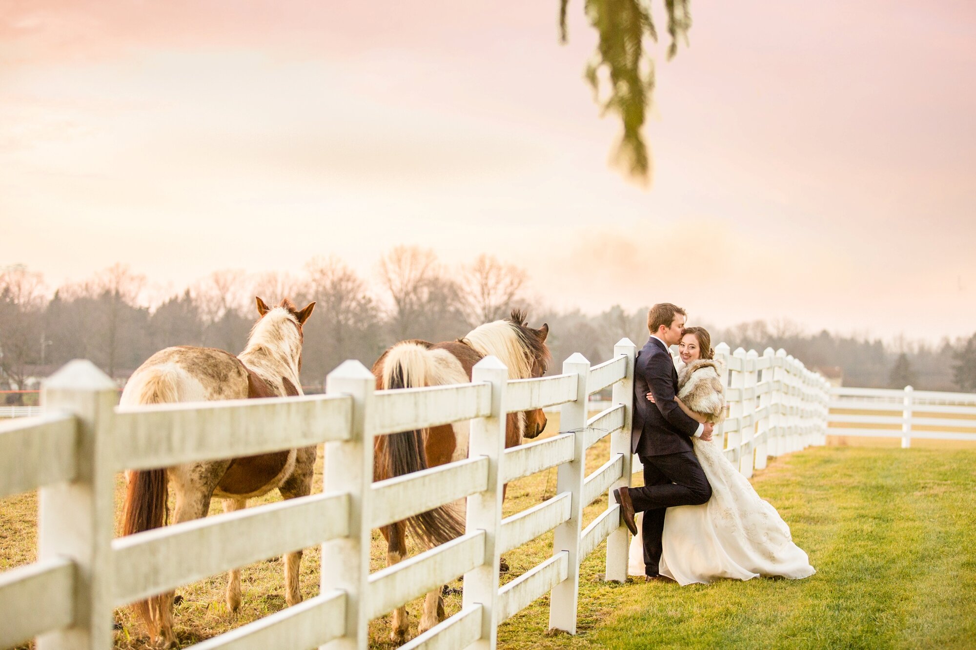  And last but not least, a January wedding with one of the most beautiful sunsets I’ve seen! 