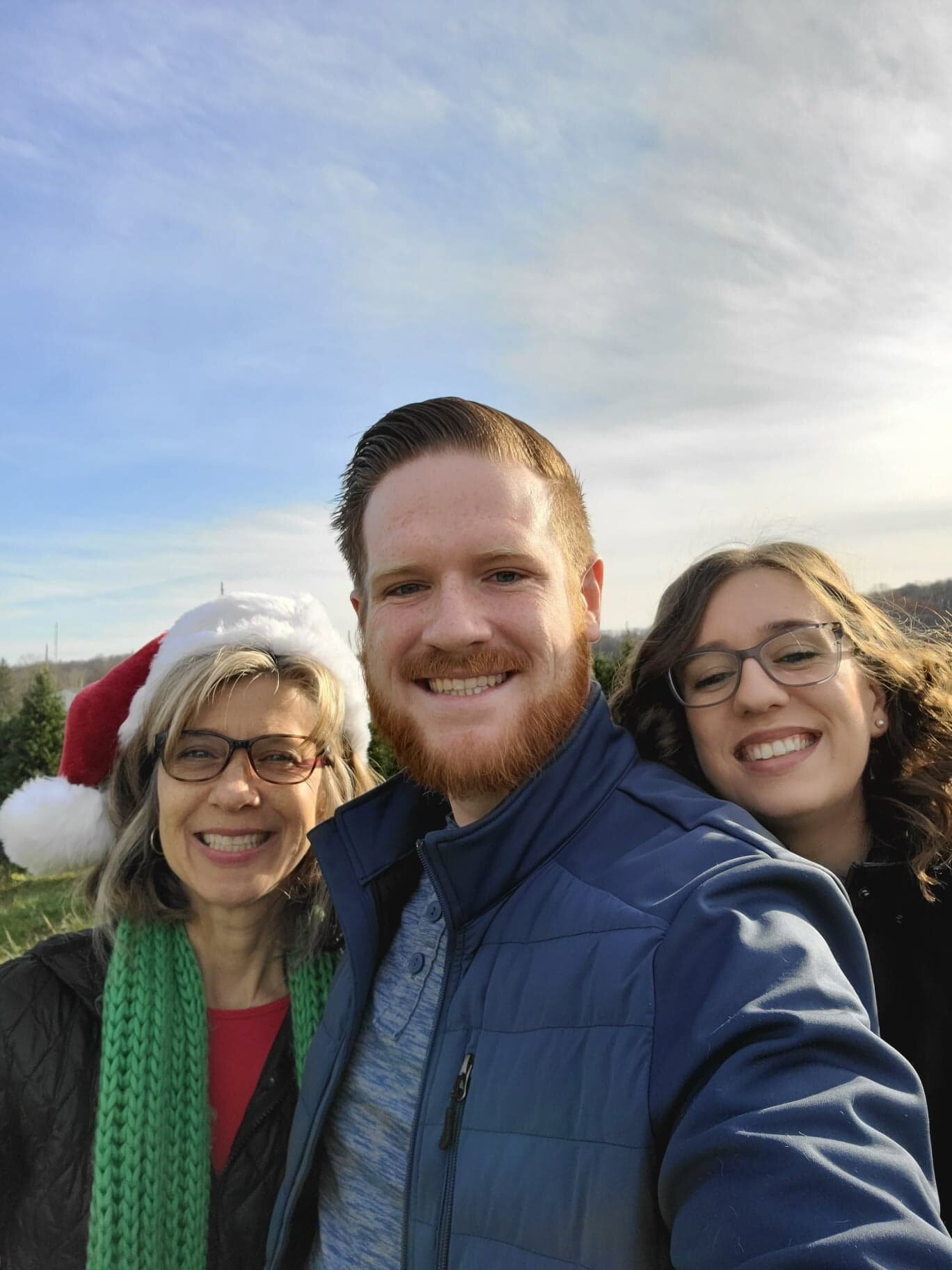  That's Jean (my mom!) helping us out at Christmas mini sessions! 