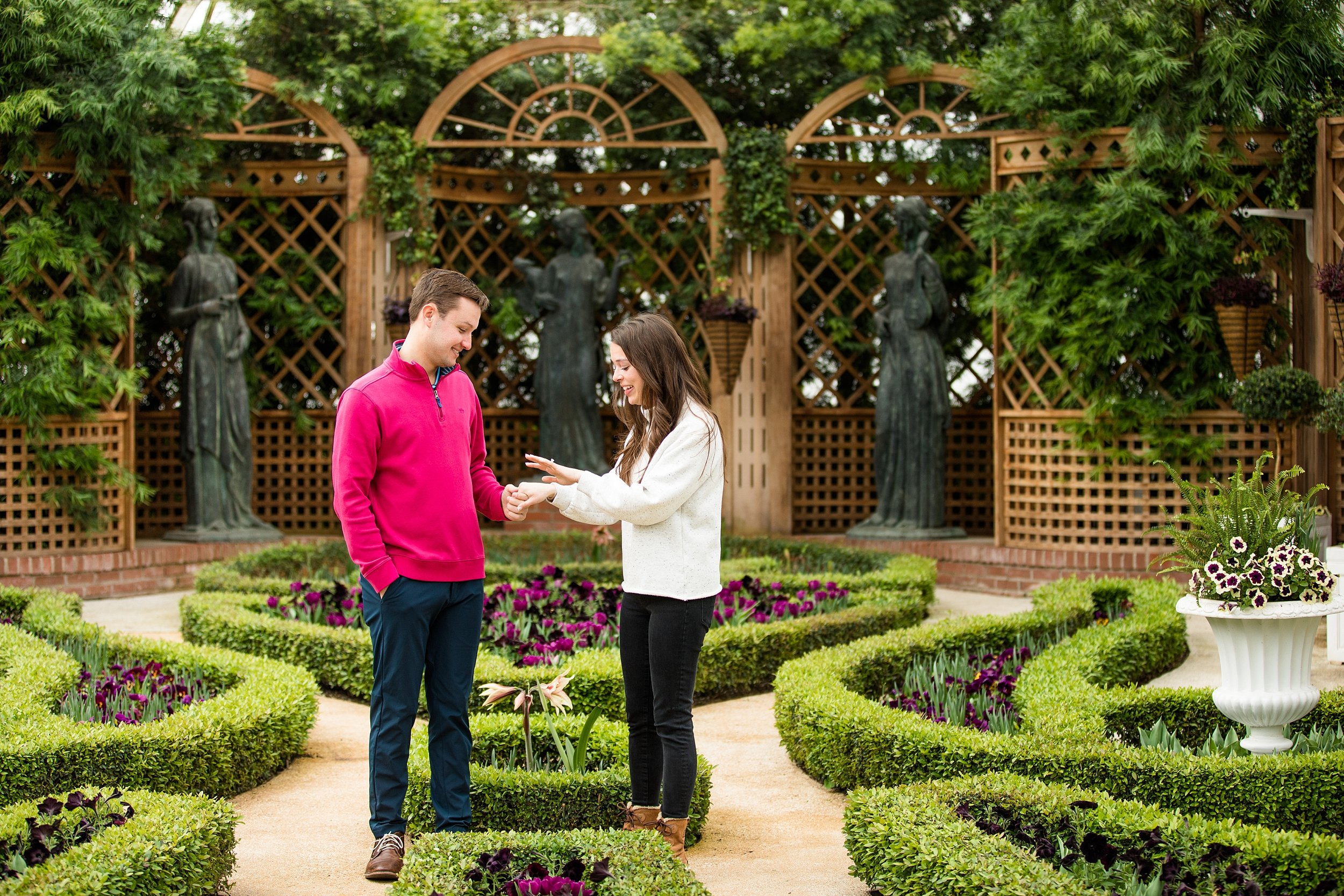 phipps conservatory broderie room proposal, phipps conservatory broderie room engagement photos, pittsburgh proposal photographer, pittsburgh engagement photographer