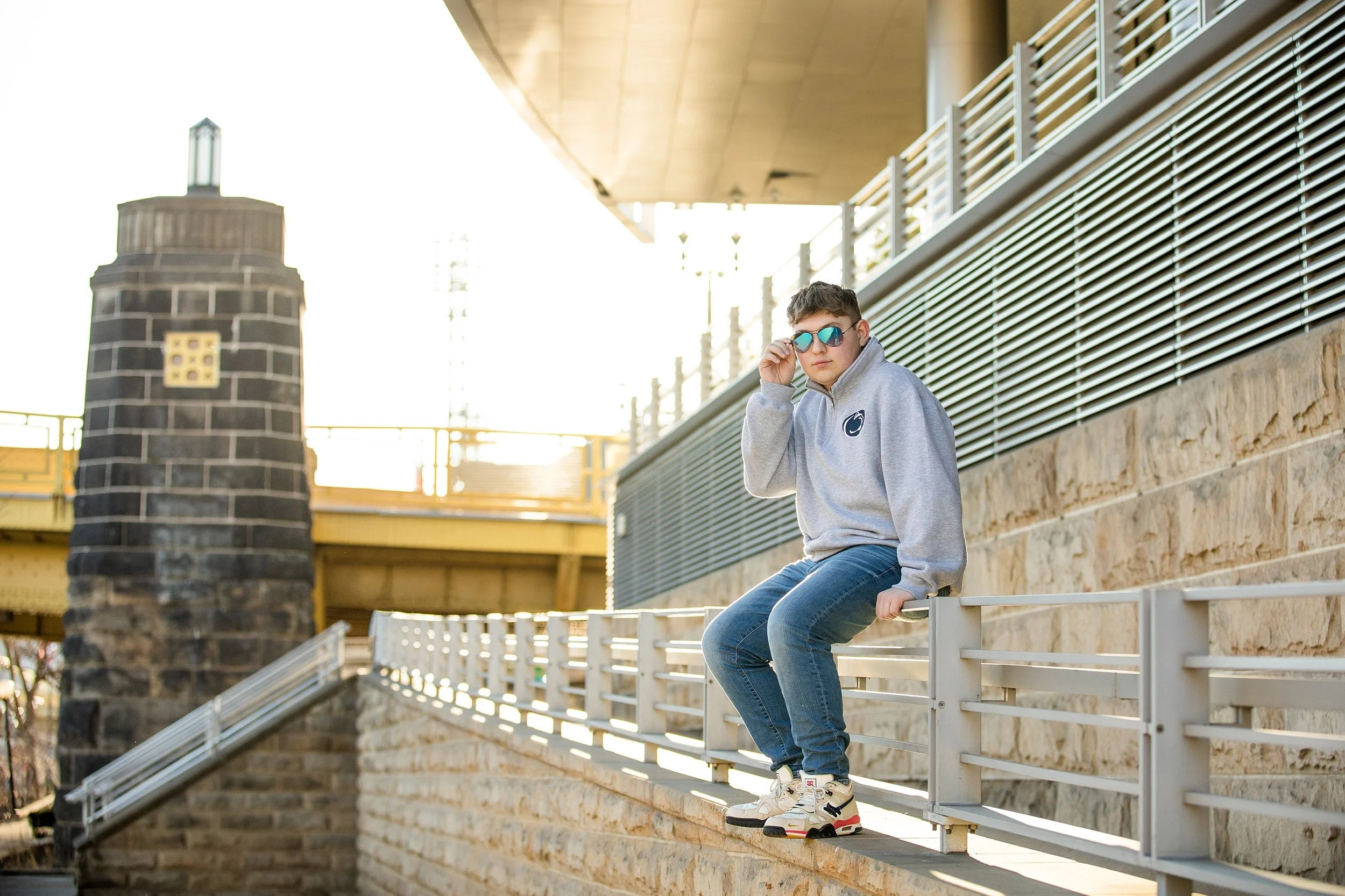 JR: Seneca Valley Senior Photos on the North Shore of Pittsburgh