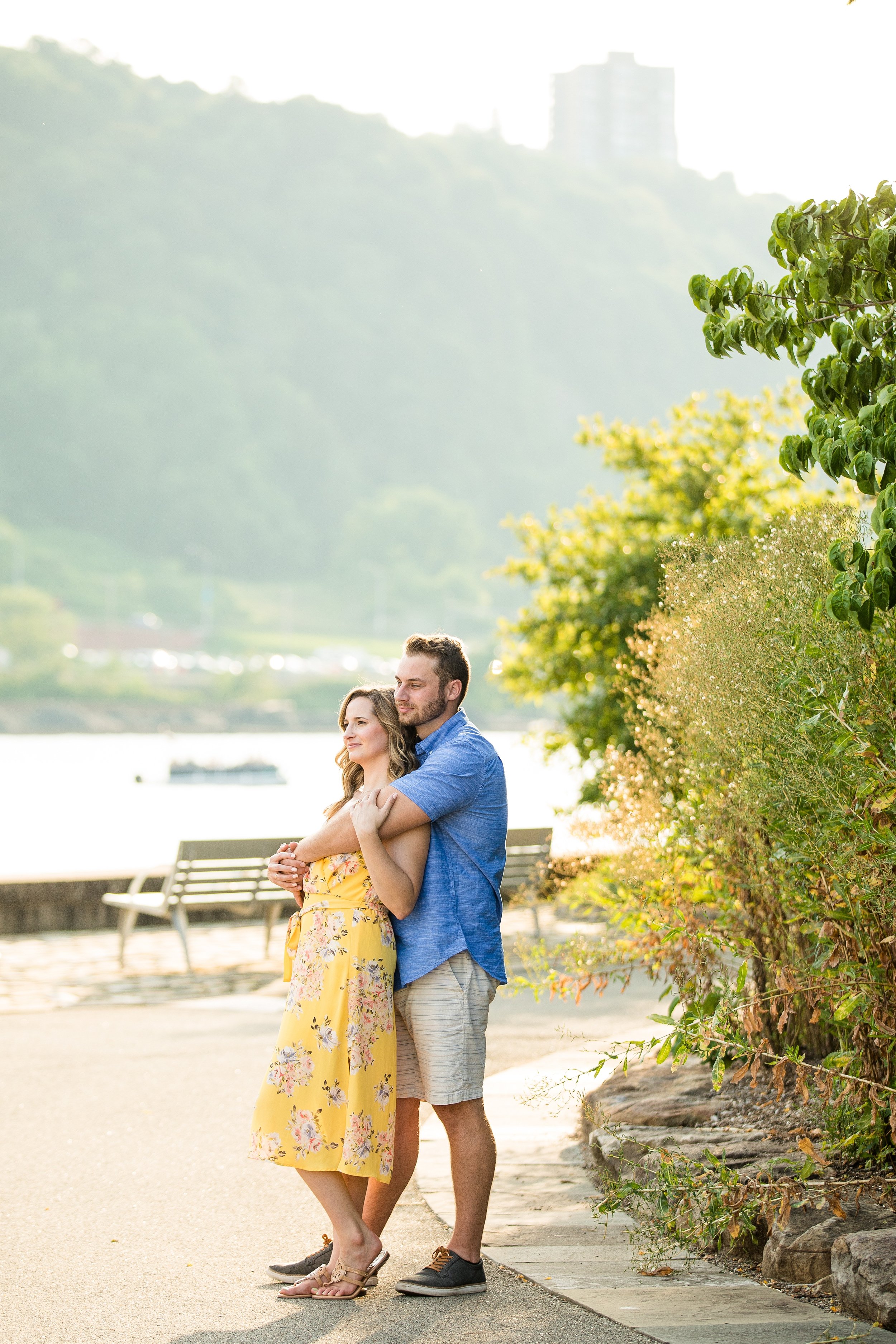 pittsburgh engagement photos, point state park engagement photos, the point engagement photos, the point fountain engagement photos