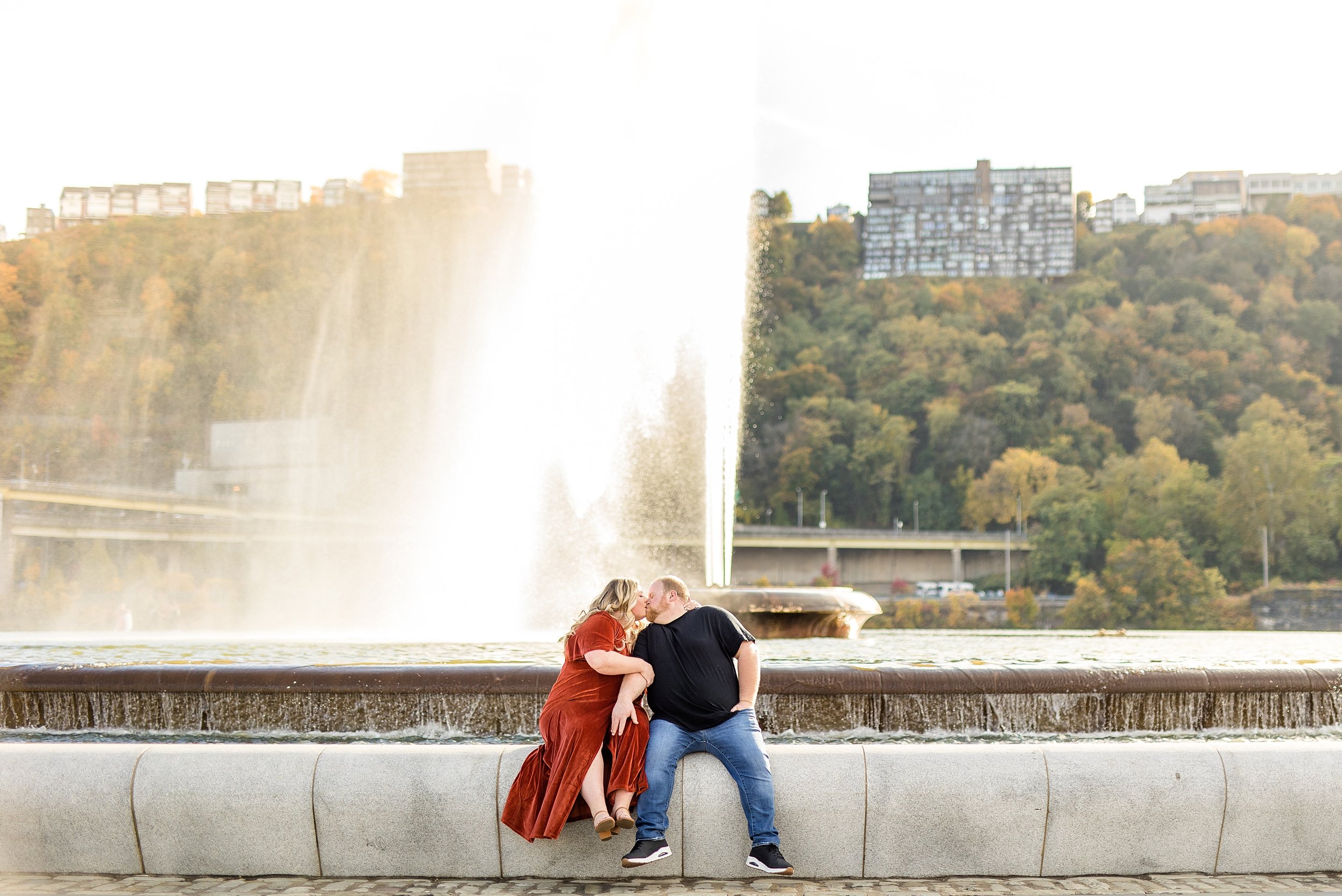 pittsburgh engagement photos, point state park engagement photos, north shore engagement photos, pittsburgh bridge engagement photos, strip district engagement photos