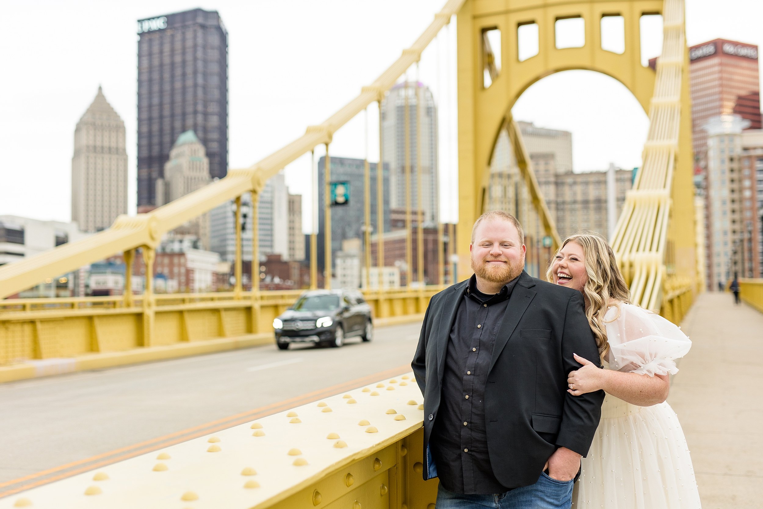 pittsburgh engagement photos, point state park engagement photos, north shore engagement photos, pittsburgh bridge engagement photos, strip district engagement photos