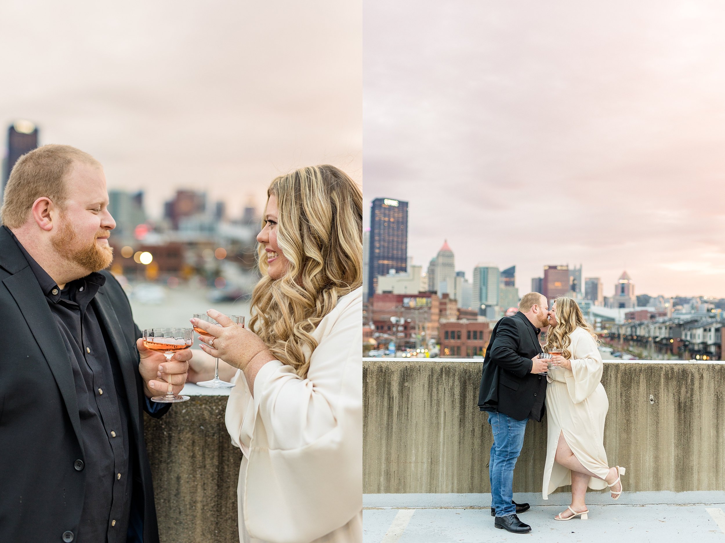 pittsburgh engagement photos, point state park engagement photos, north shore engagement photos, pittsburgh bridge engagement photos, strip district engagement photos