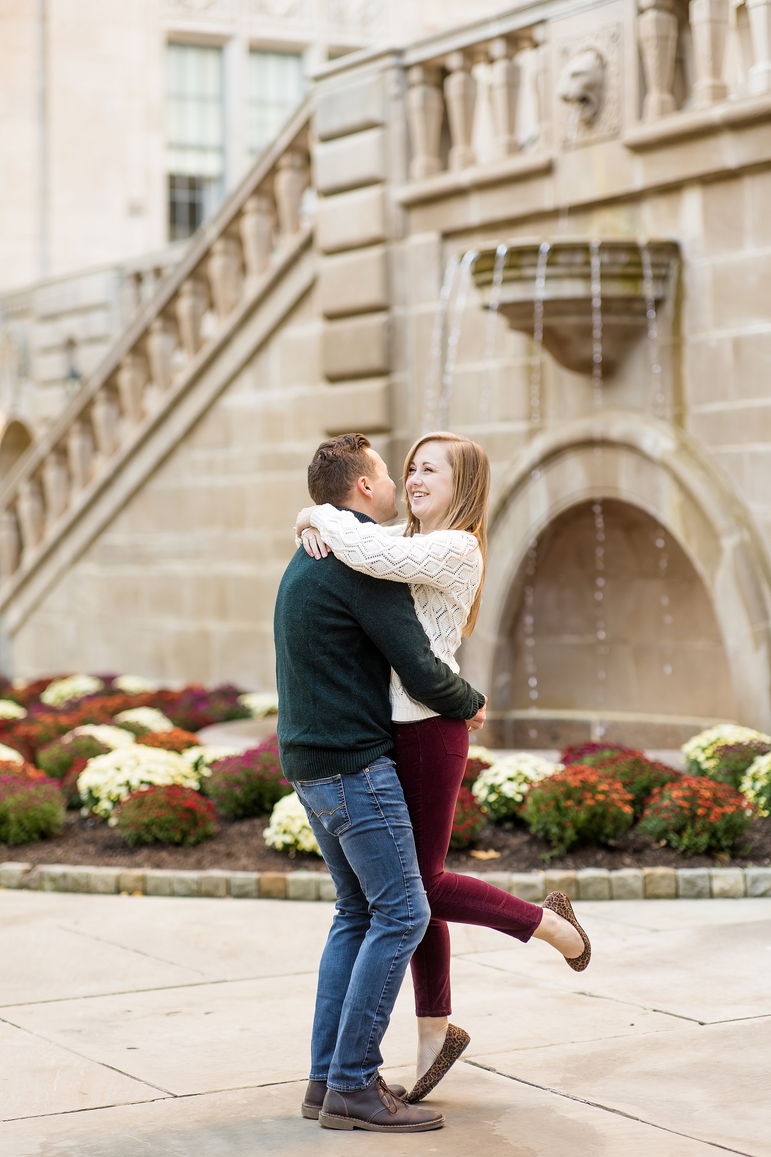 pittsburgh anniversary photographer, oakland engagement photos, university of pittsburgh engagement photos, heinz chapel engagement photos, cathedral of learning engagement photos