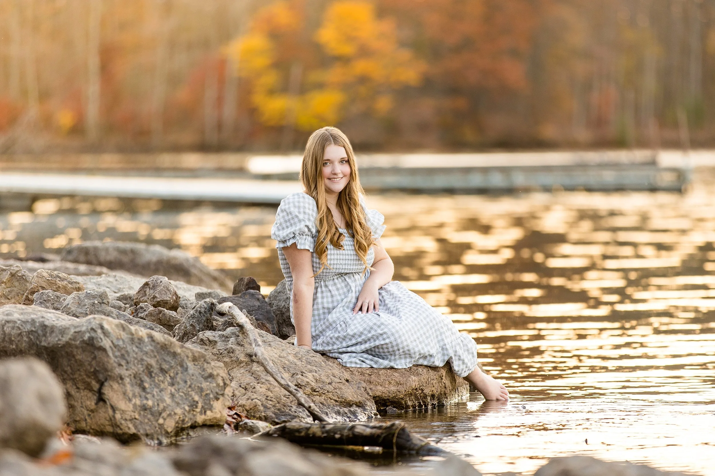 Isabella S: Upper St. Claire High School Senior Photos at Moraine State Park